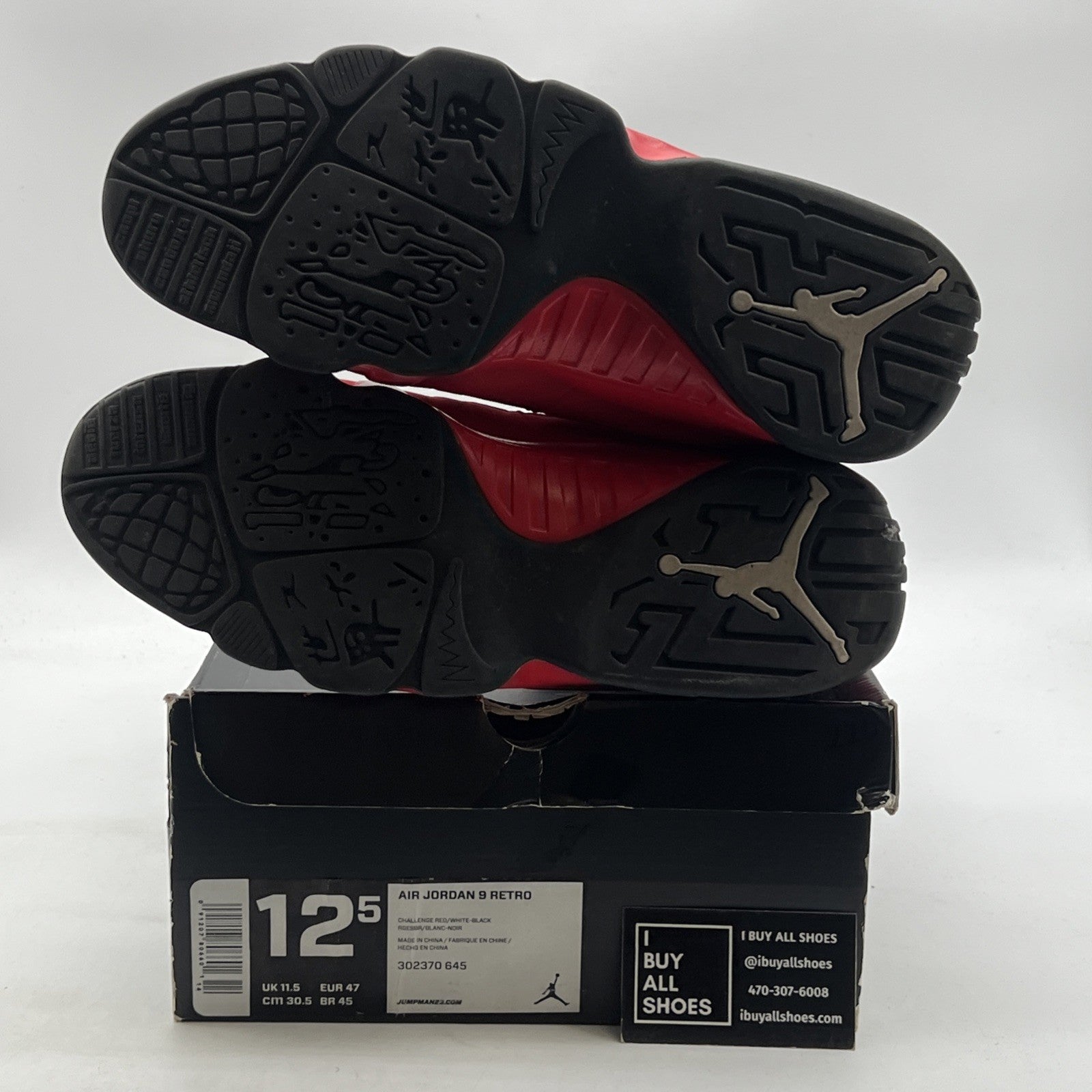 Size 12.5 - Air Jordan 9 Retro Motorboat Jones (302370-645)
