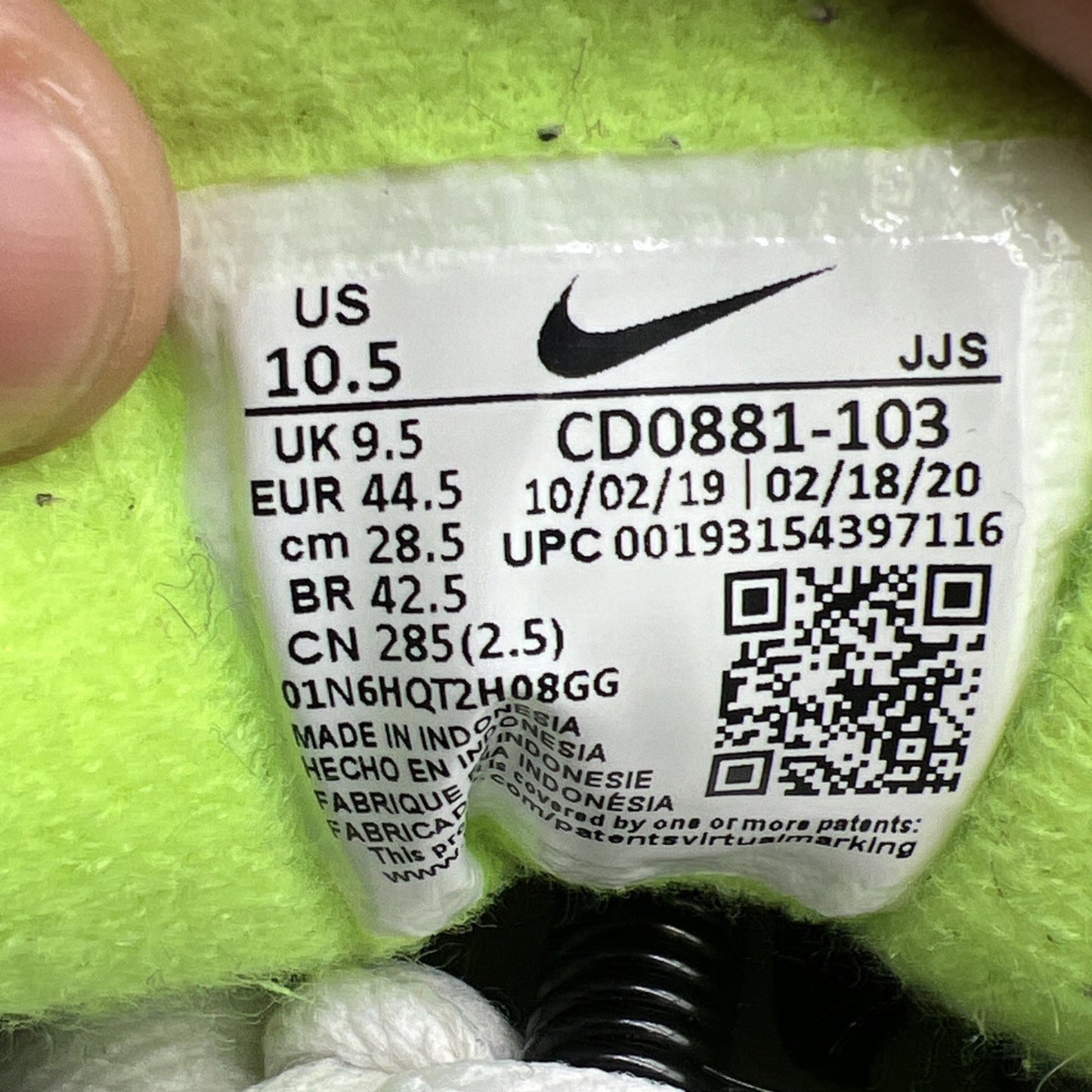Size 10.5 - Nike Air Max 90 2020 Volt (CD0881-103)