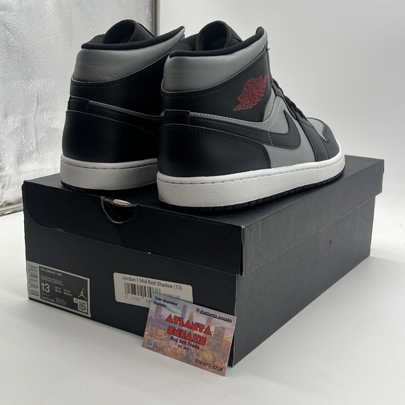 Size 13 - Air Jordan 1 Mid Shadow (554724-096)