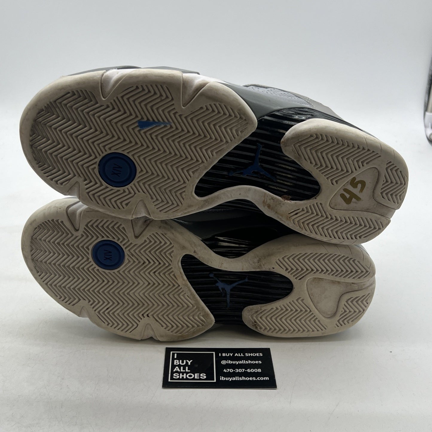 Size 11 - Air Jordan 14 Retro Wolf Grey (487471-004)