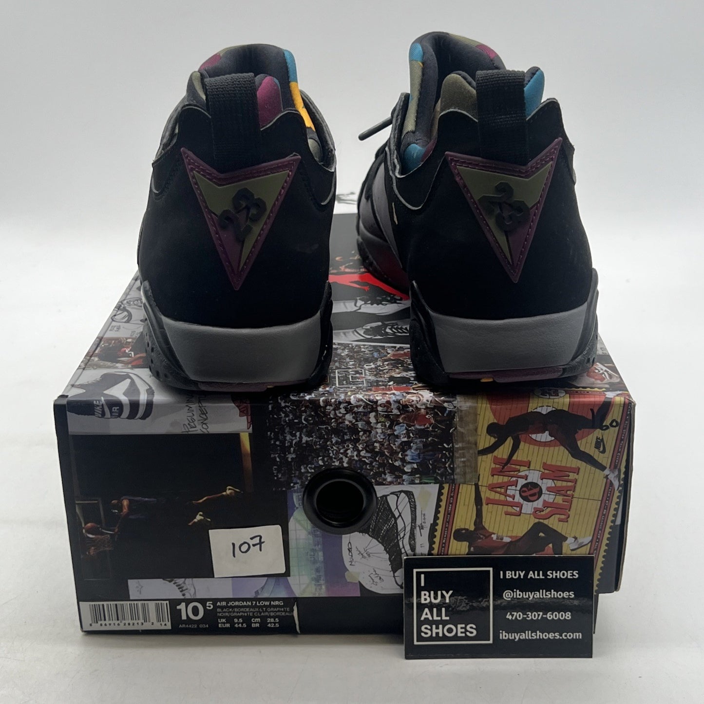 Size 10.5 - Air Jordan 7 Retro NRG Low Bordeaux (AR4422-034)