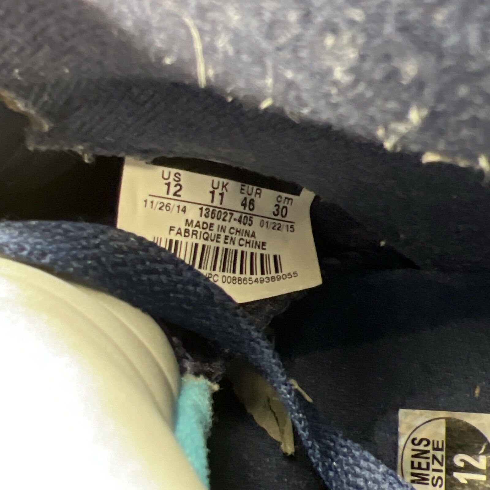 Size 12 - Air Jordan 5 Retro Pre-Grape Navy Blue Leather (136027-405)