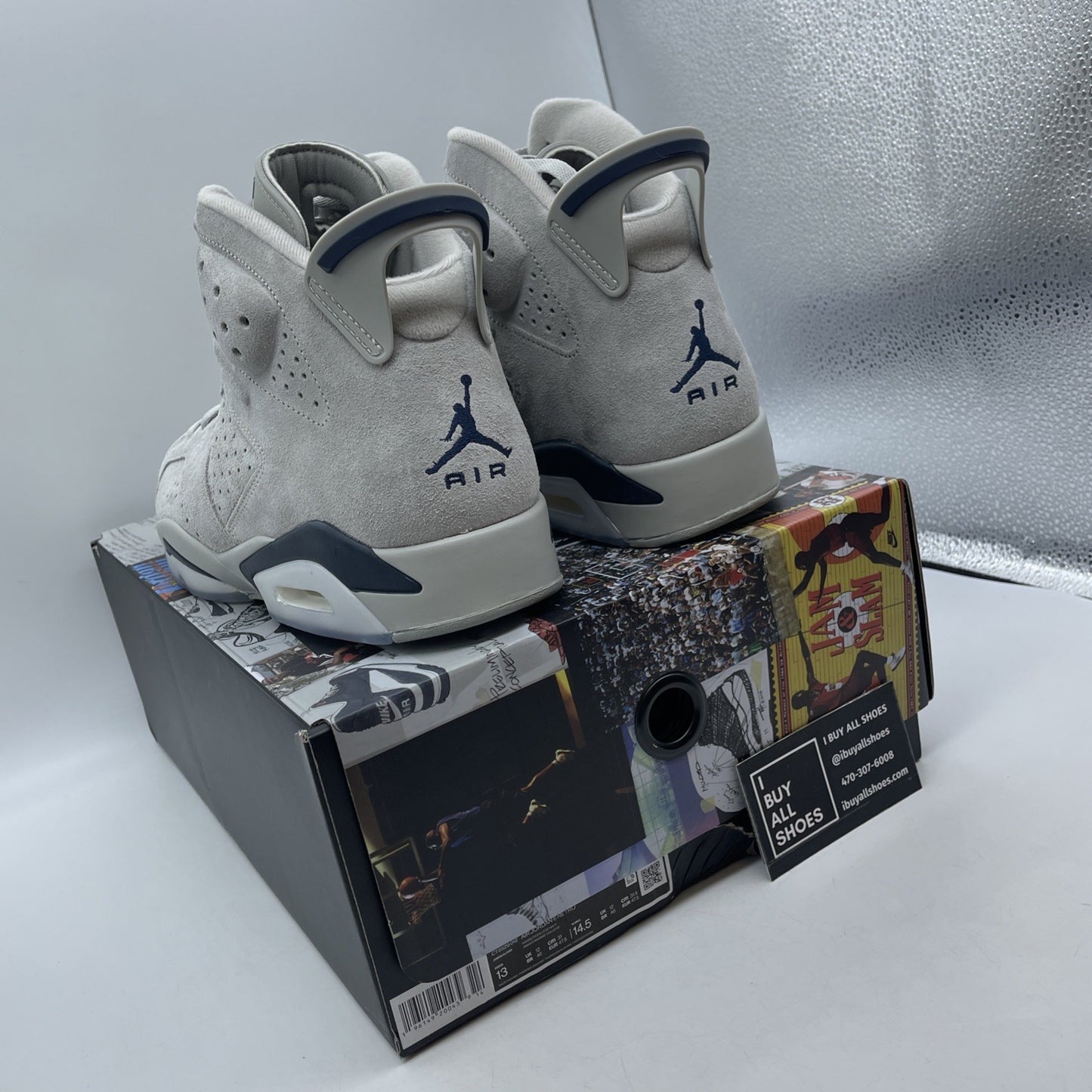 Size 13 - Air Jordan 6 Retro Mid Georgetown (CT8529-012)