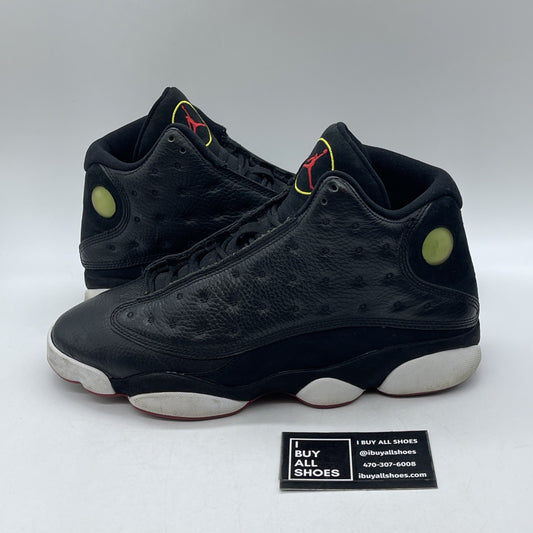 Size 10 - Air Jordan 13 Retro 2011 Playoff Black Suede Leather (414571-001)