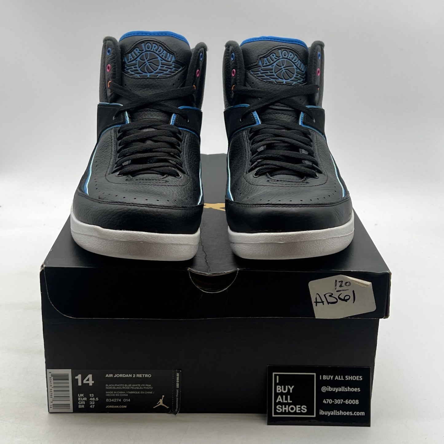 Size 14 - Air Jordan 2 Retro Radio Raheem (834274-014)