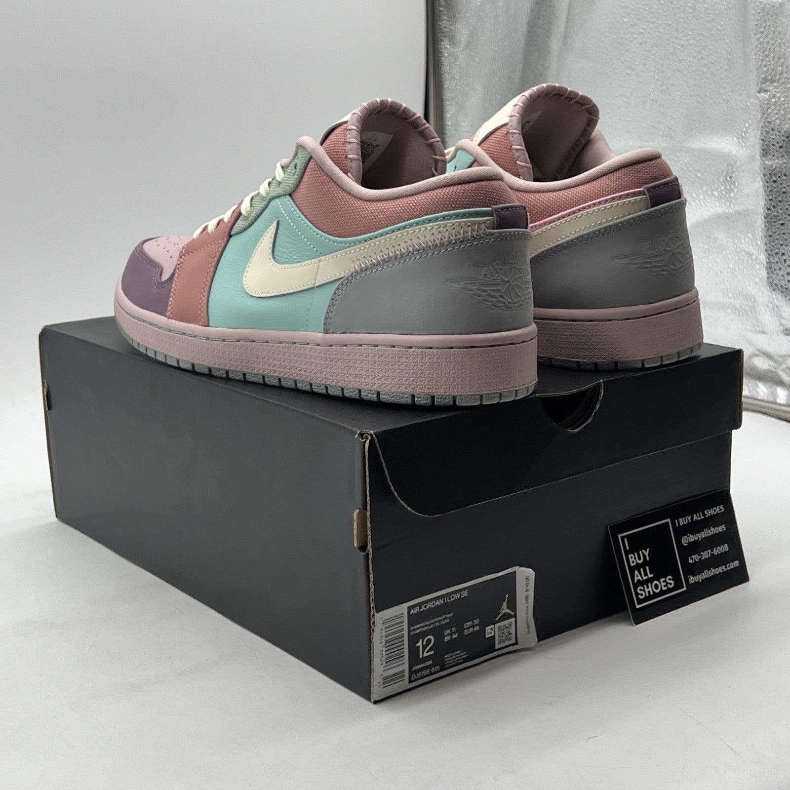 Size 12 - Air Jordan 1 SE Low Easter Pastel (DJ6196-615)