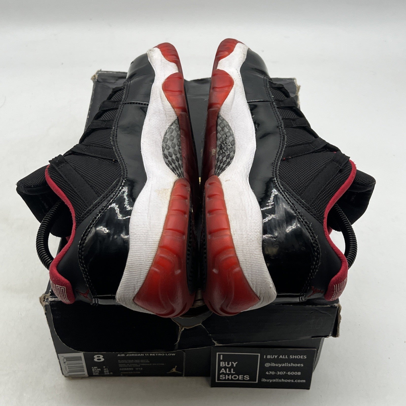 Size 8 - Air Jordan 11 Retro 2015 Low Bred (528895-012)