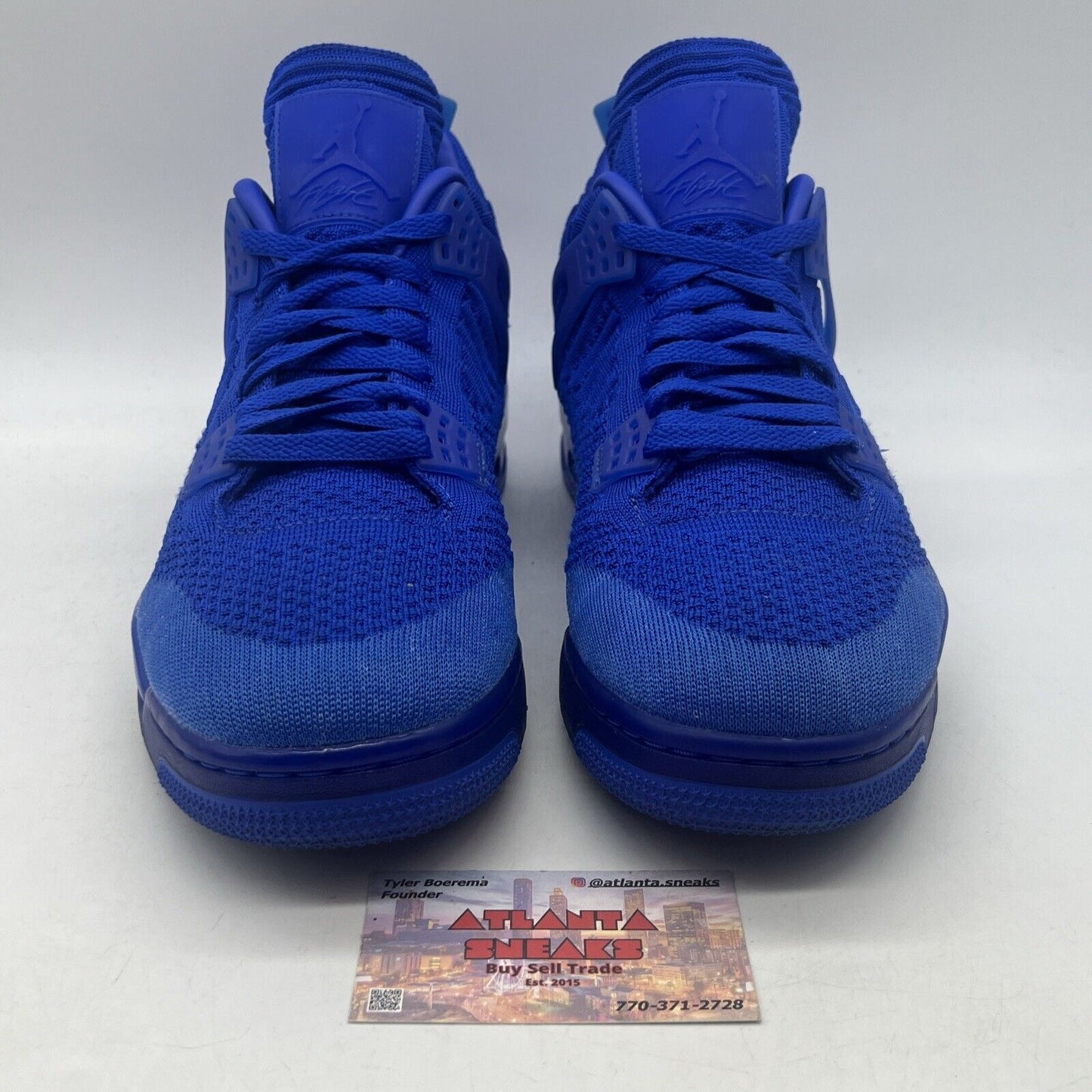 Size 12 - Air Jordan 4 Retro Flyknit Hyper Royal (AQ3559-400)