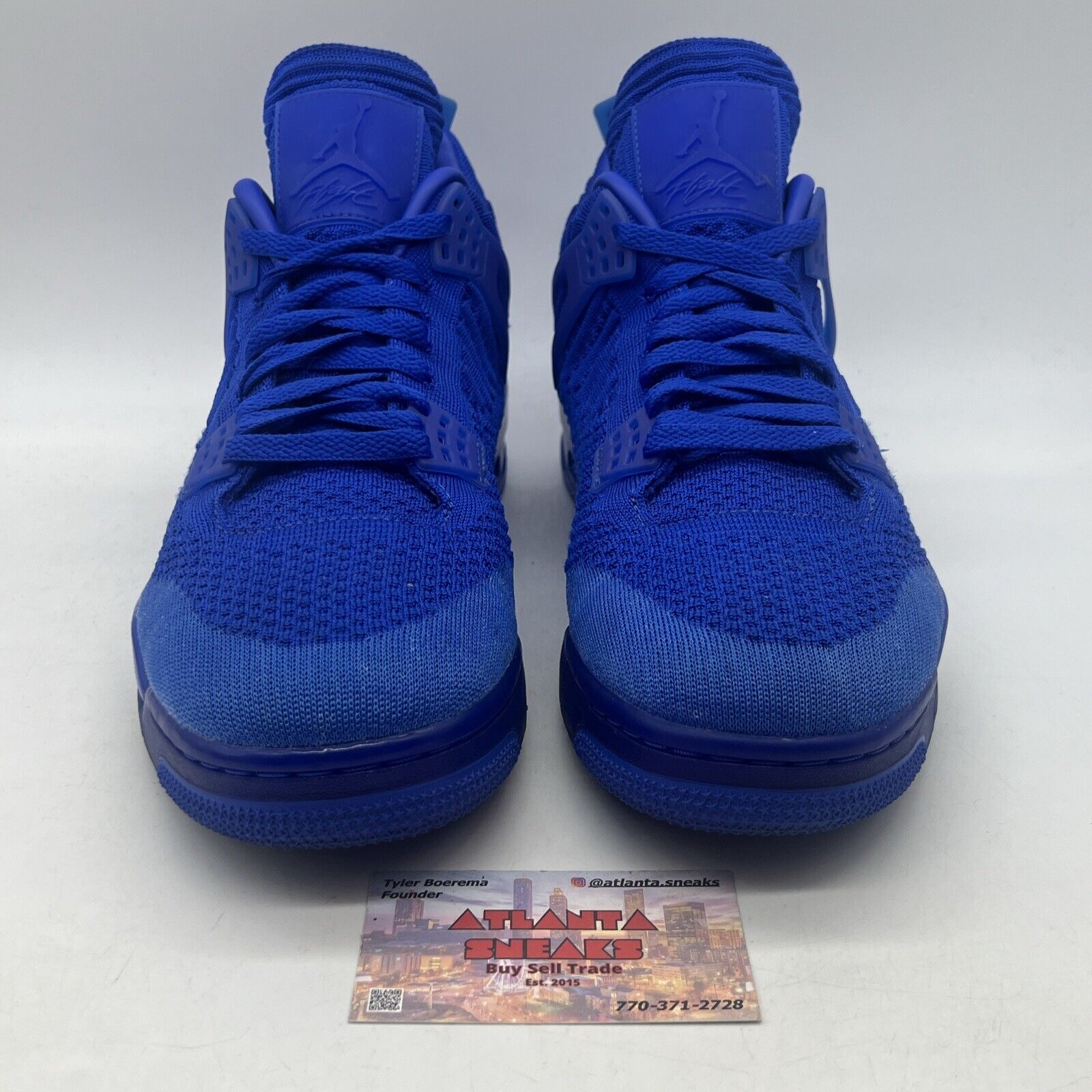 Size 12 - Air Jordan 4 Retro Flyknit Hyper Royal (AQ3559-400)