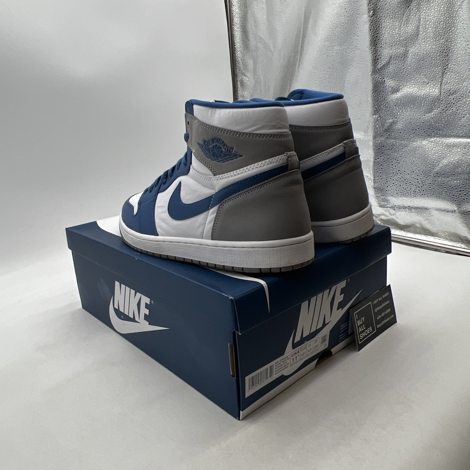 Size 11.5 - Air Jordan 1 Retro OG High True Blue (DZ5485-410)