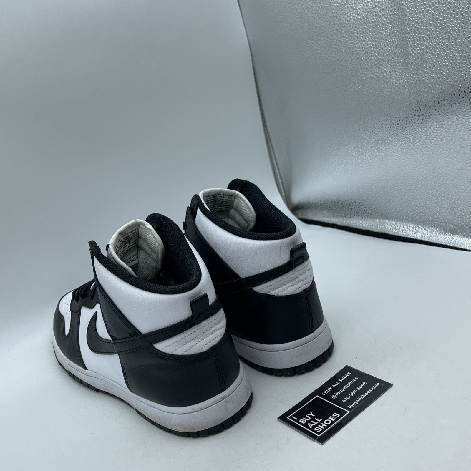 Size 13 - Nike Dunk High Black White (DD1399-105)