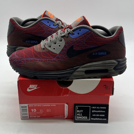 Size 10 - Nike Air Max Lunar 90 Jacquard Red Clay (654468-600)