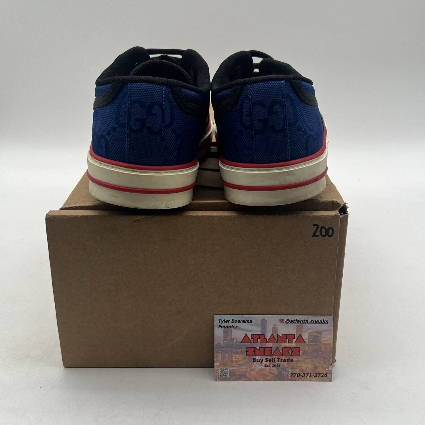 Size 9.5 - Gucci Tennis 1977 Off the Grid Low Blue