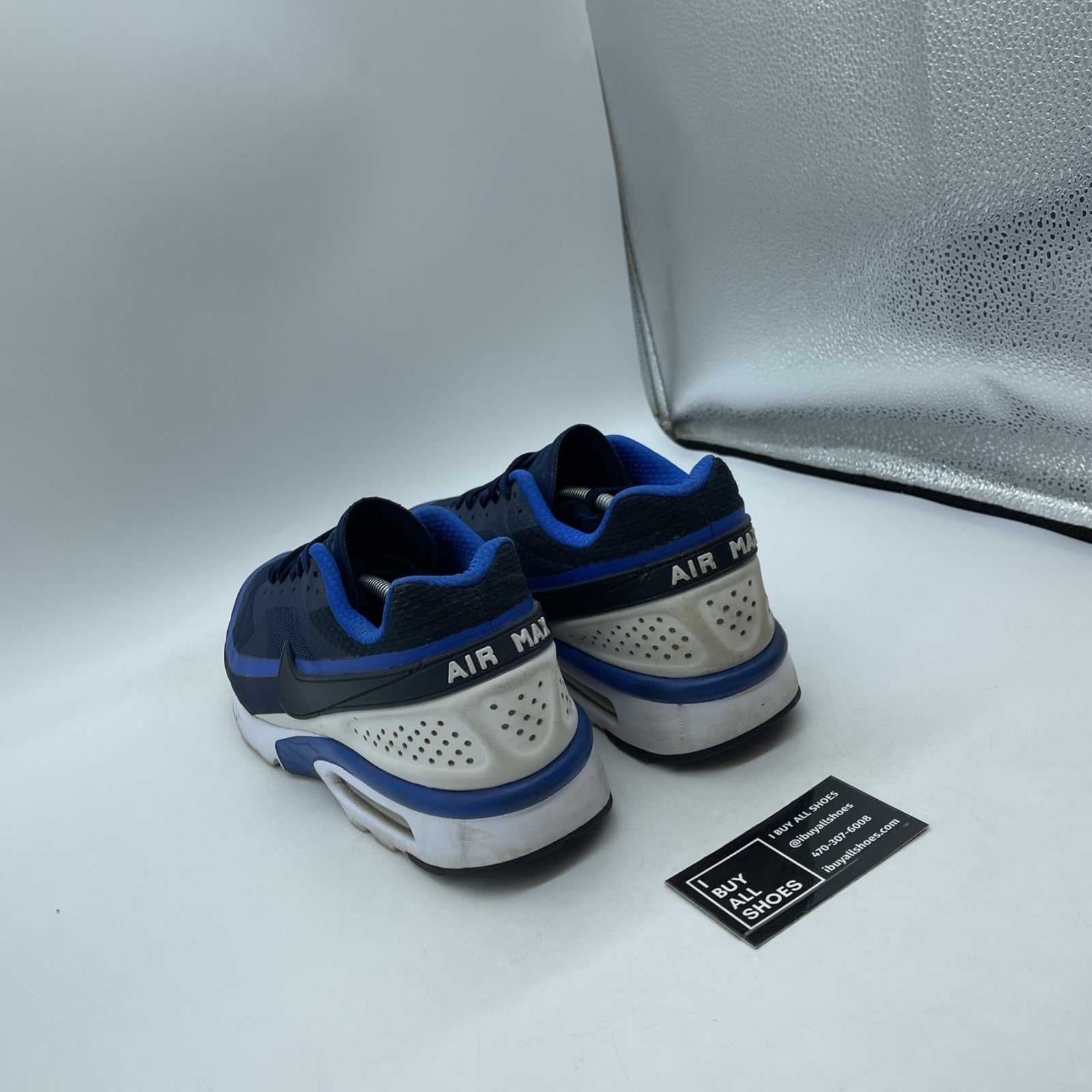 Size 13 - Nike Air Max BW Ultra Blue White 2016 Suede Leather (819475-404)