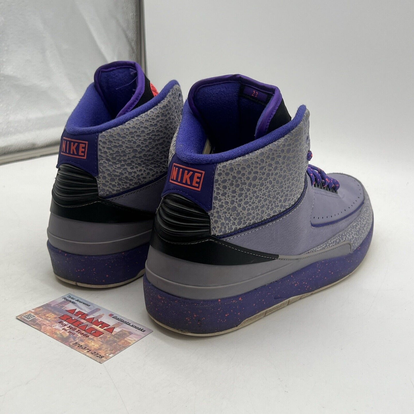 Size 11 - Air Jordan 2 Retro Iron Purple Suede Grey (384475-553)