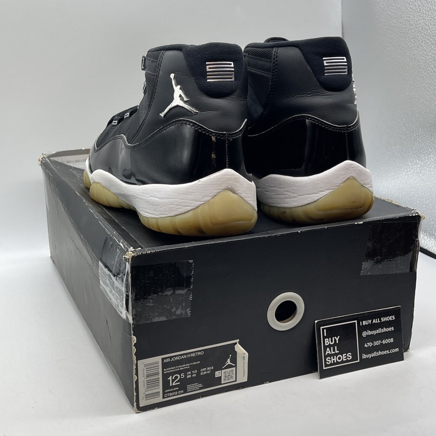 Size 12.5 - Jordan 11 Retro High Jubilee / 25th Anniversary Black (CT8012-011)
