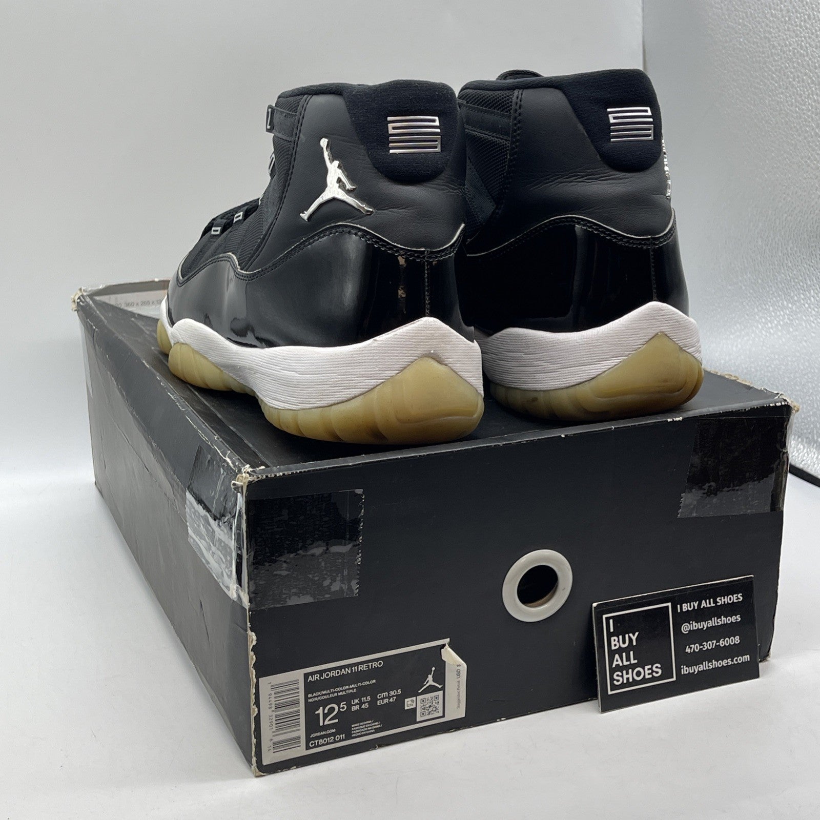 Size 12.5 - Jordan 11 Retro High Jubilee / 25th Anniversary Black (CT8012-011)