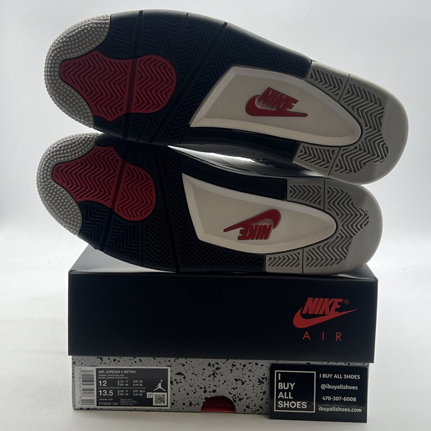 Size 12 - Air Jordan 4 Retro OG 2025 White Cement (FV5029-100)