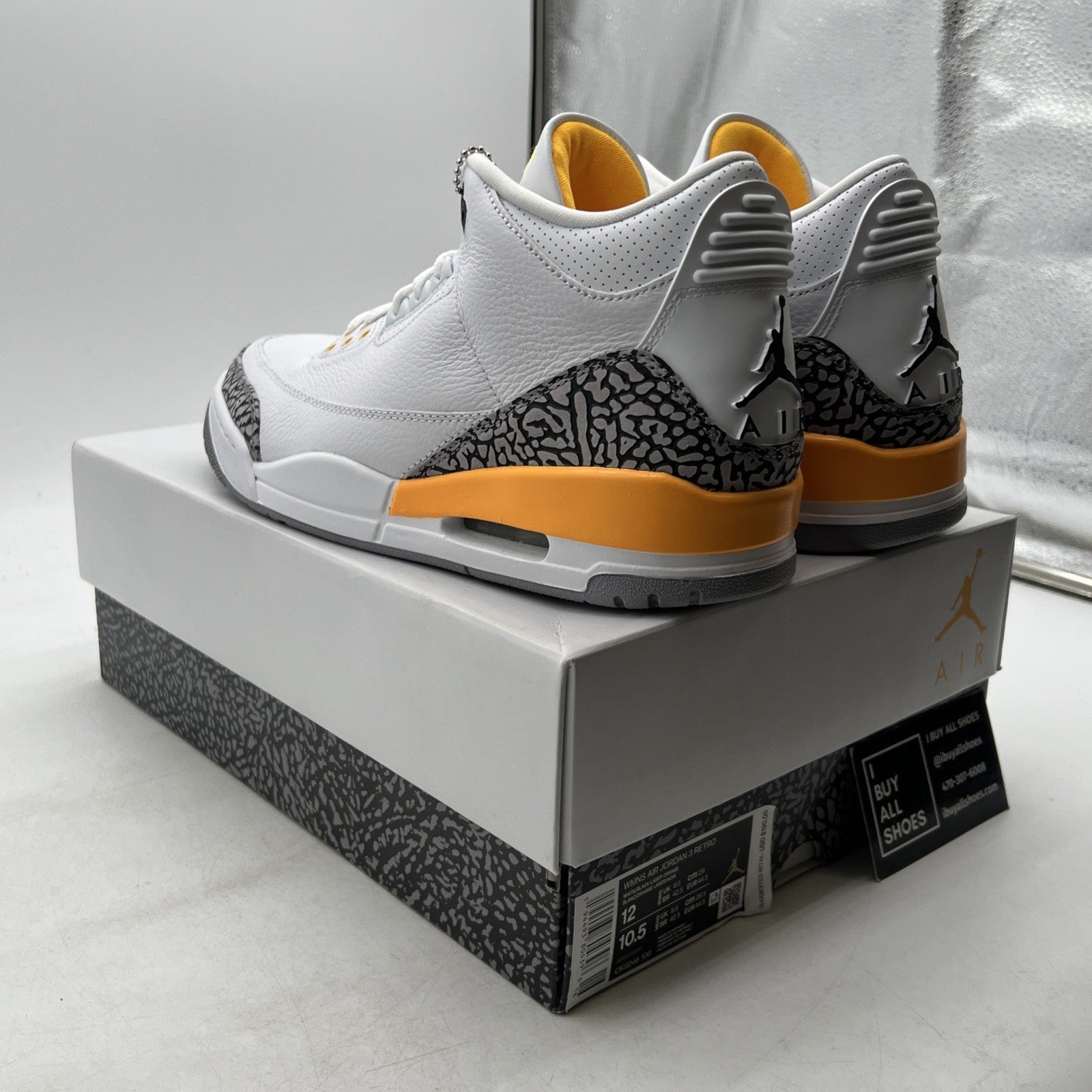 Size 12 - Air Jordan 3 Retro Laser Orange W (CK9246-108)