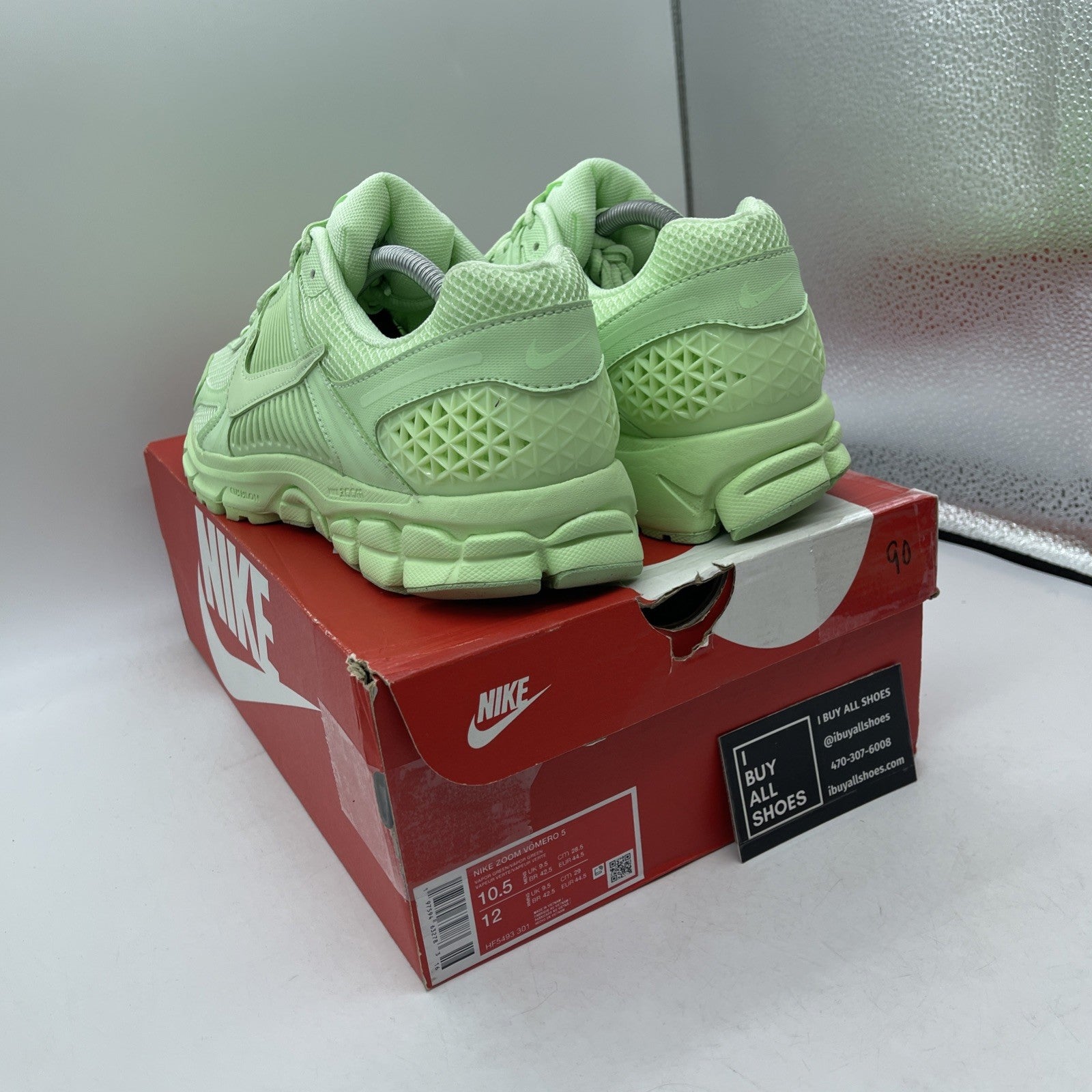 Size 10.5 - Nike Air Zoom Vomero 5 Vapor Green Suede Leather (HF5493-301)