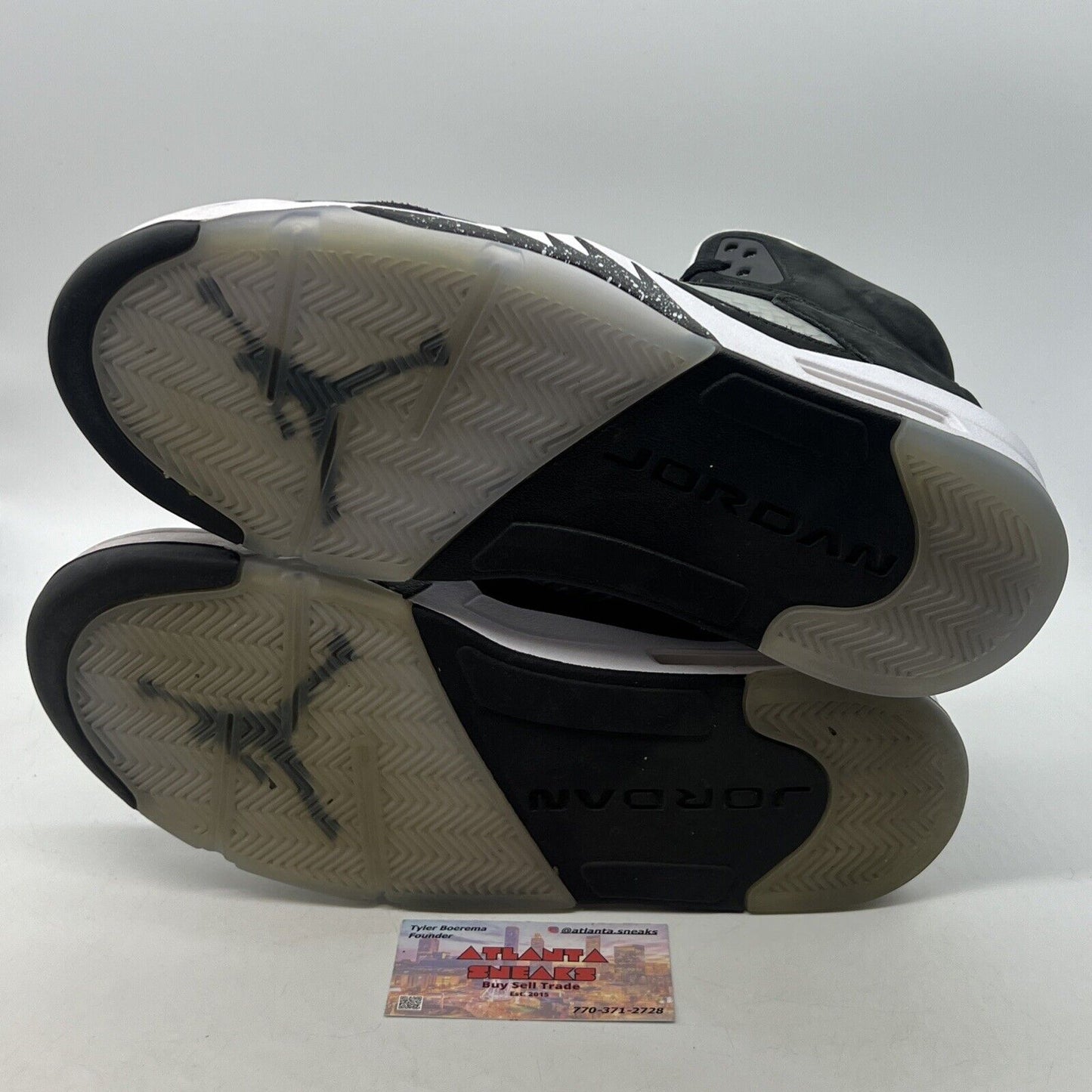 Size 12 - Jordan 5 Retro Mid Oreo Black White Suede (CT4838-011)