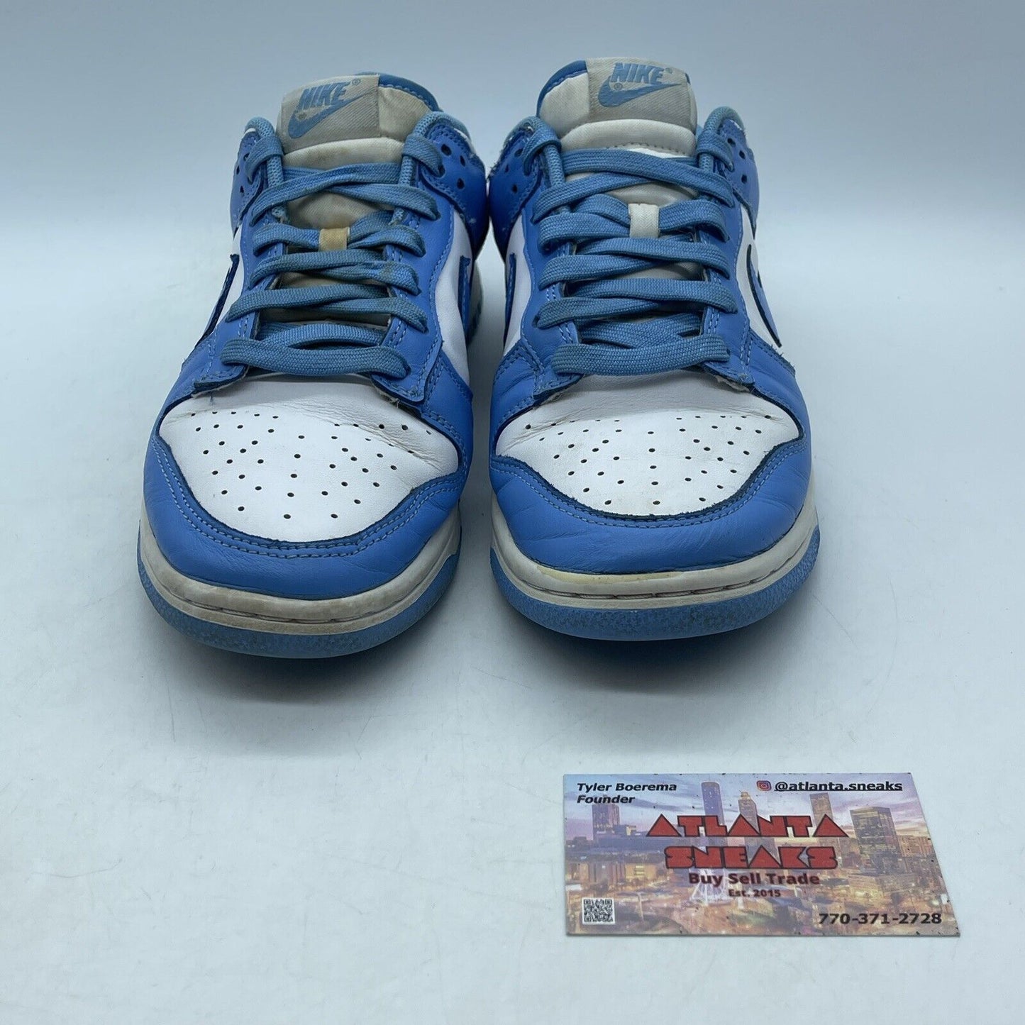 Size 7.5 - Nike Dunk Low University Blue White Leather (DD1391-102)