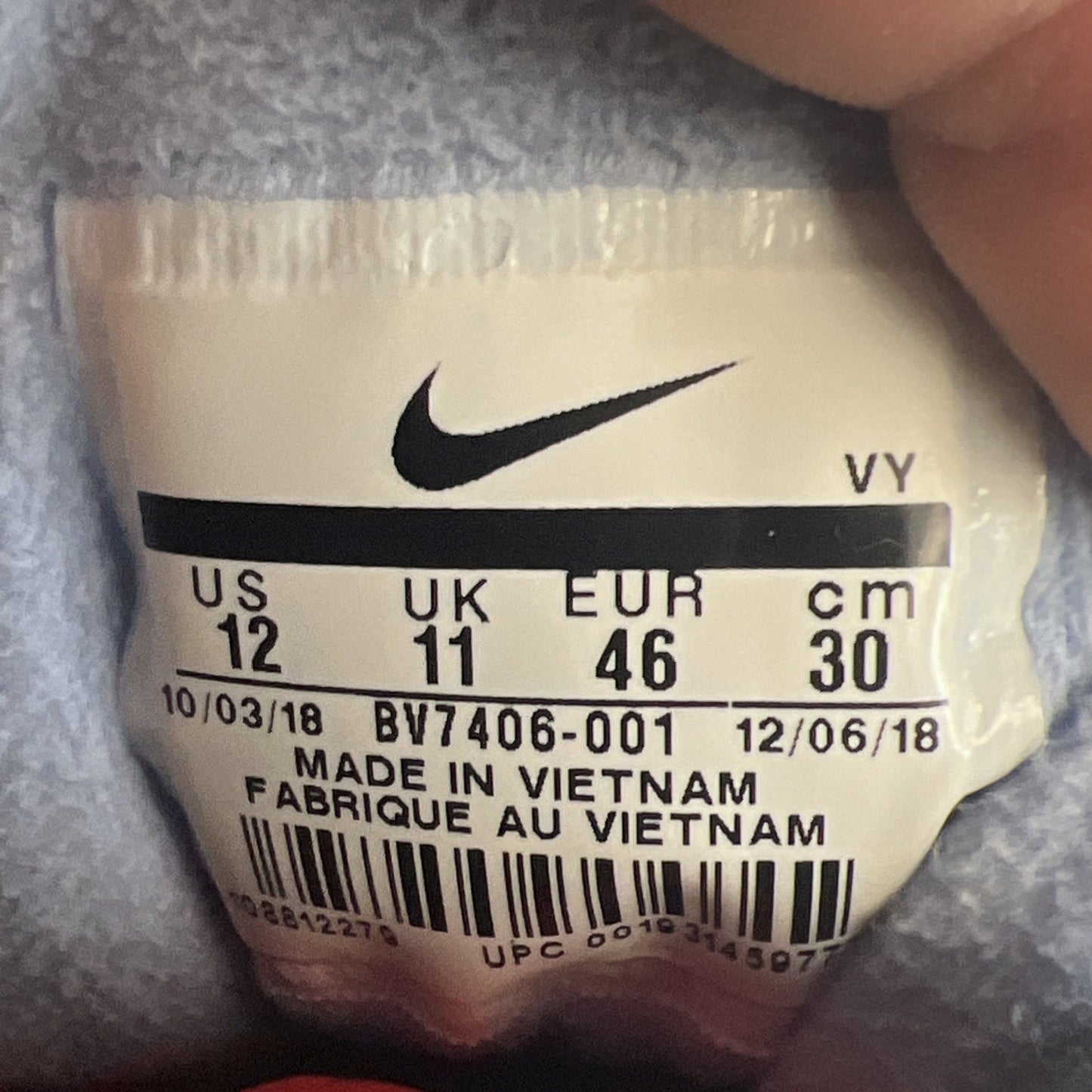 Size 12 - Nike Atmos x Air Max 2 Light QS Logos (BV7406-001)
