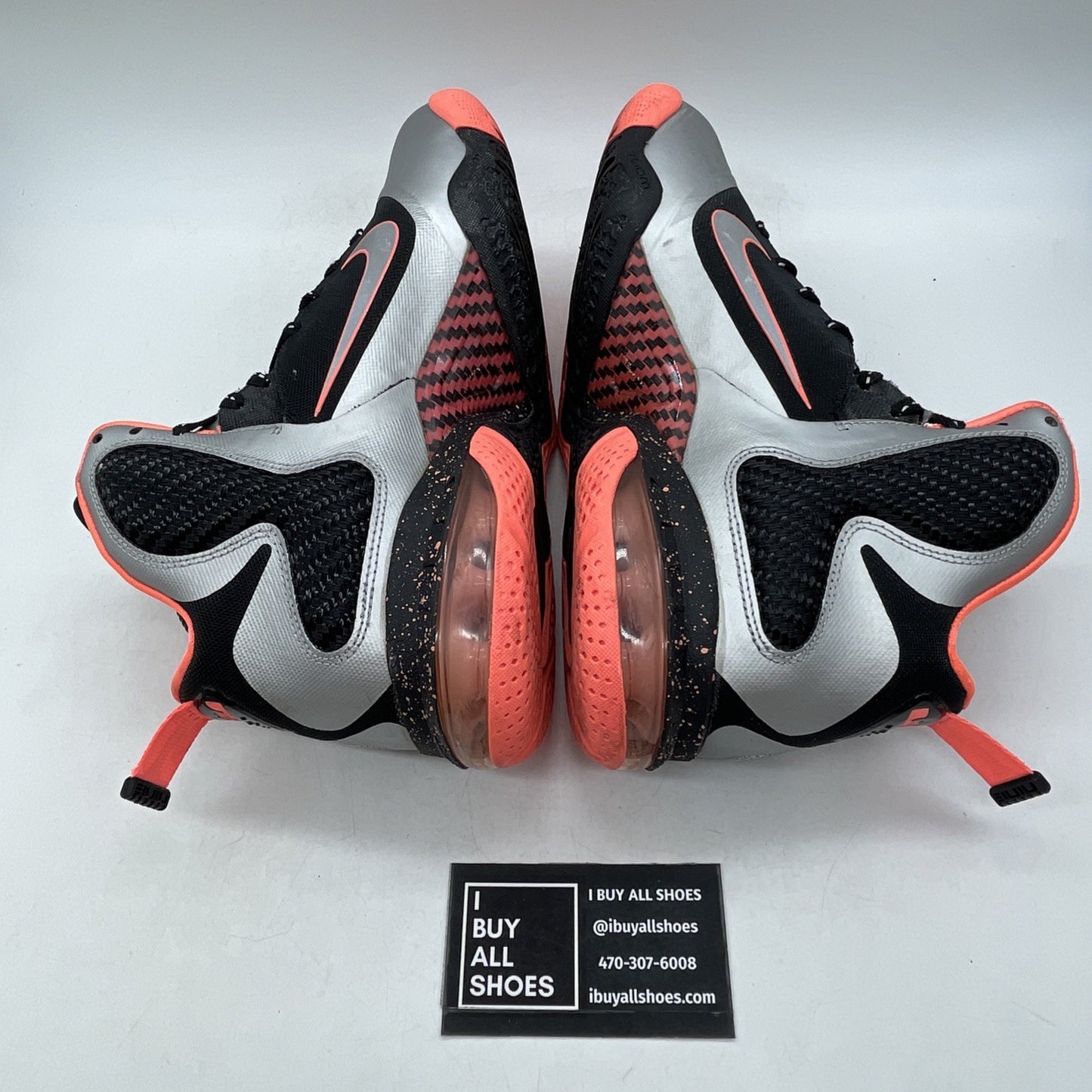 Size 8 - Nike Lebron 9 "Bright Mango" (489764-005)
