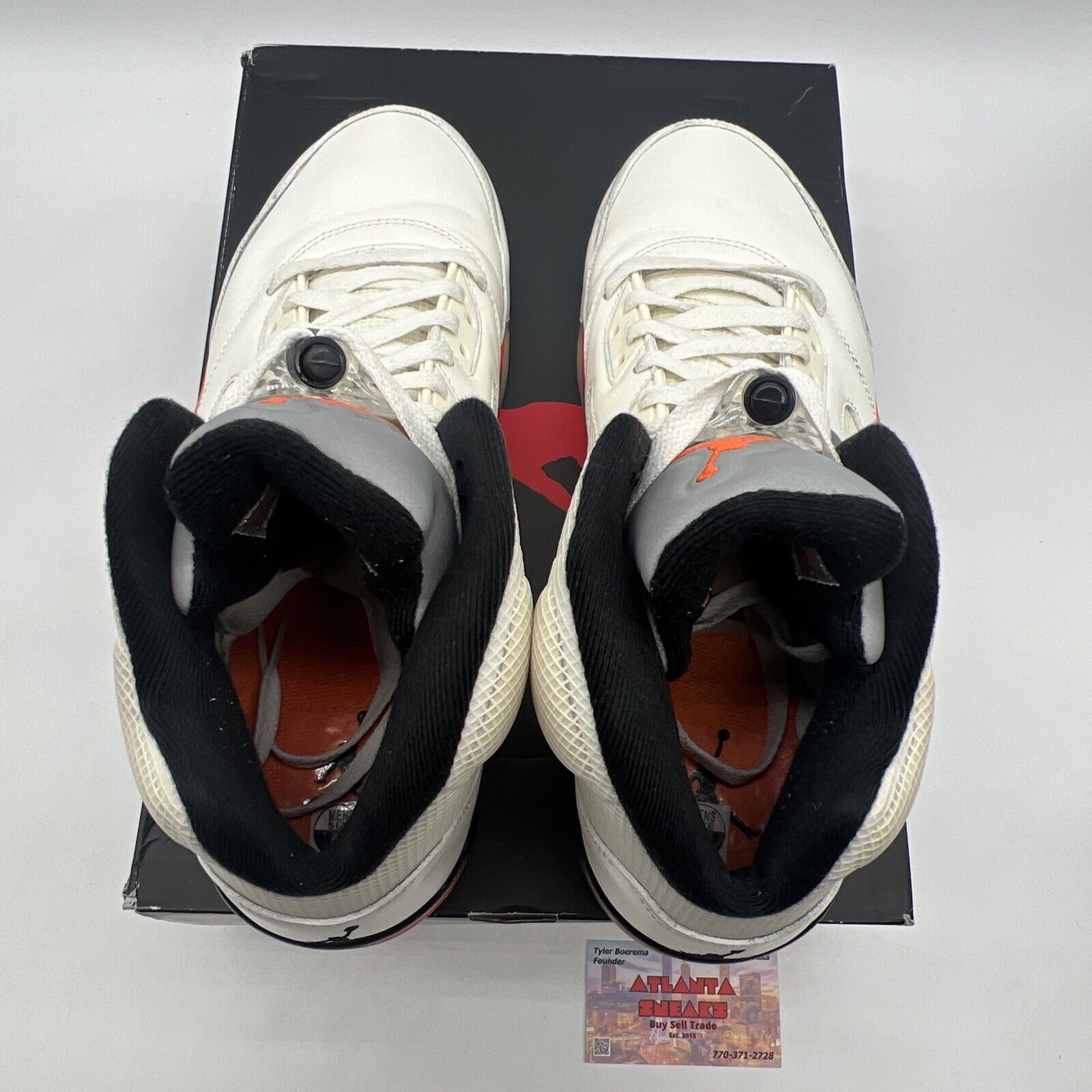 Size 12 - Jordan 5 Shattered Backboard Black Grey Orange (DC1060-100)