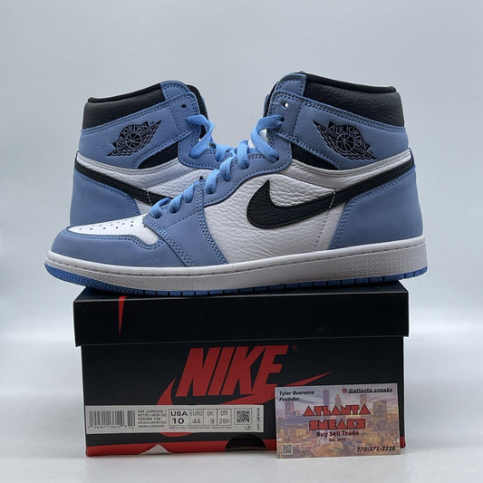 Size 10 - Jordan 1 Retro OG High University Blue White Black (555088-134)