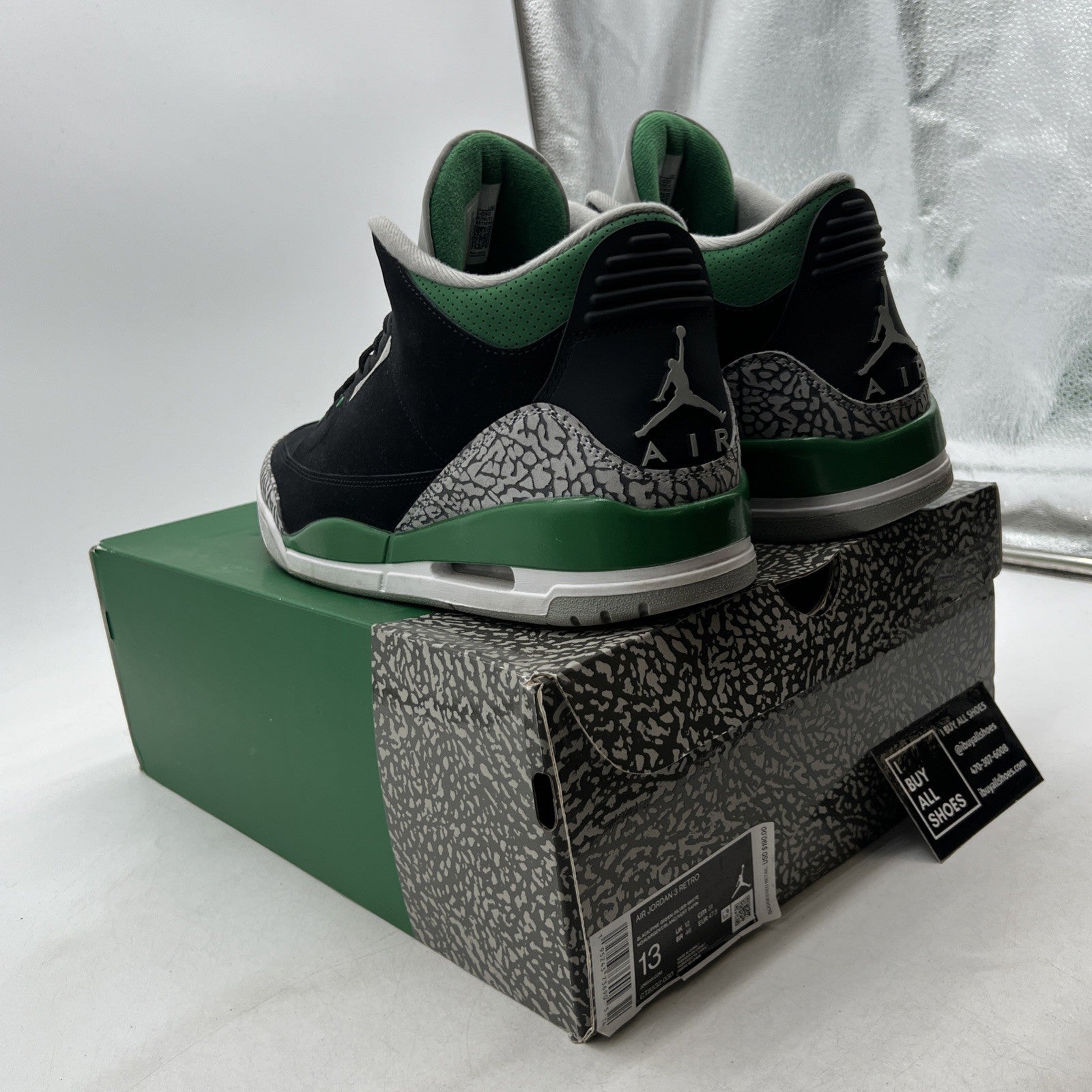 Size 13 - Air Jordan 3 Retro Mid Pine Green (CT8532-030)