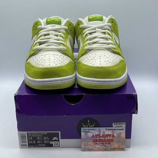 Size 13 - Nike Dunk Pro SB Low Fruity Pack - Green Apple