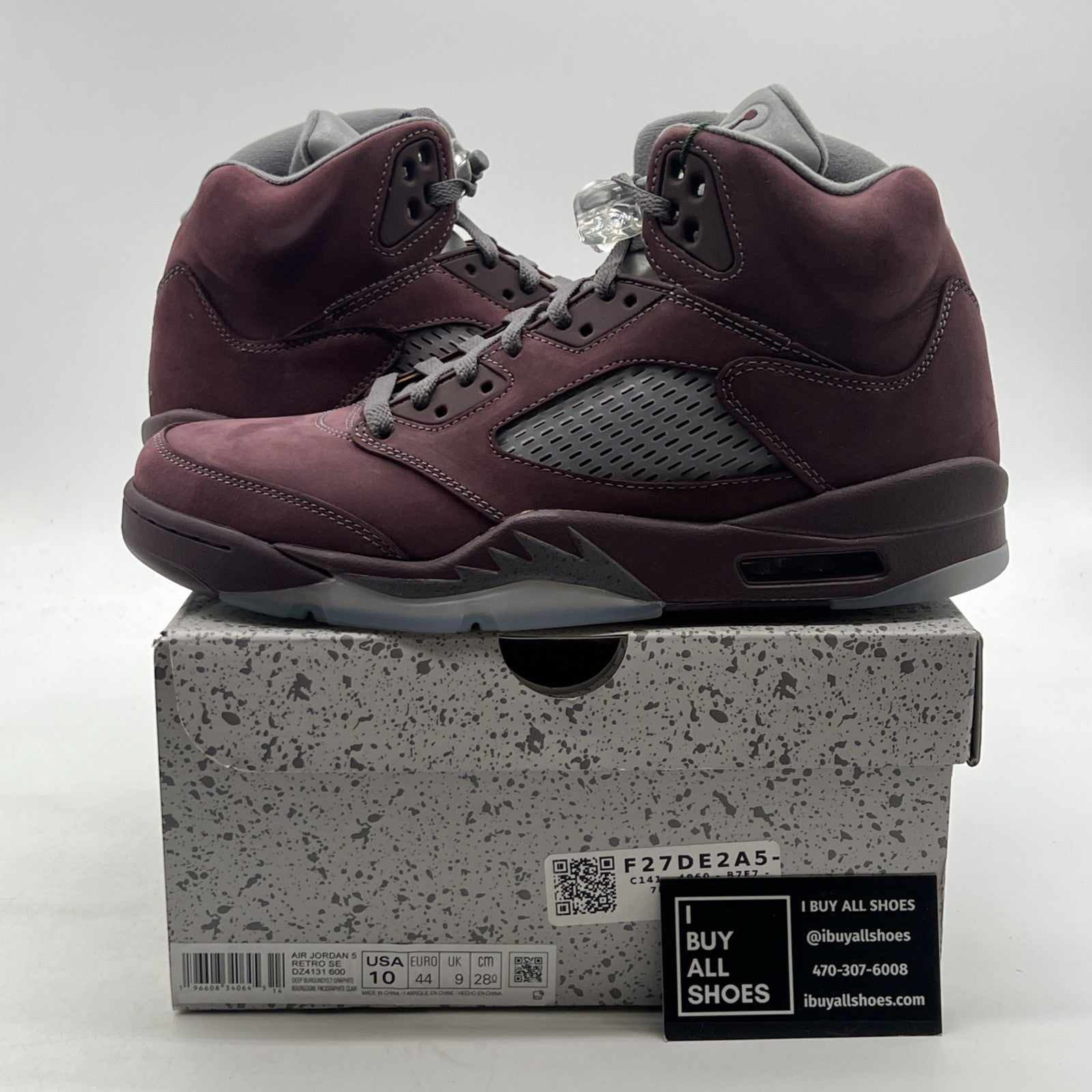 Size 10 - Air Jordan 5 Retro SE 2023 Burgundy (DZ4131-600)