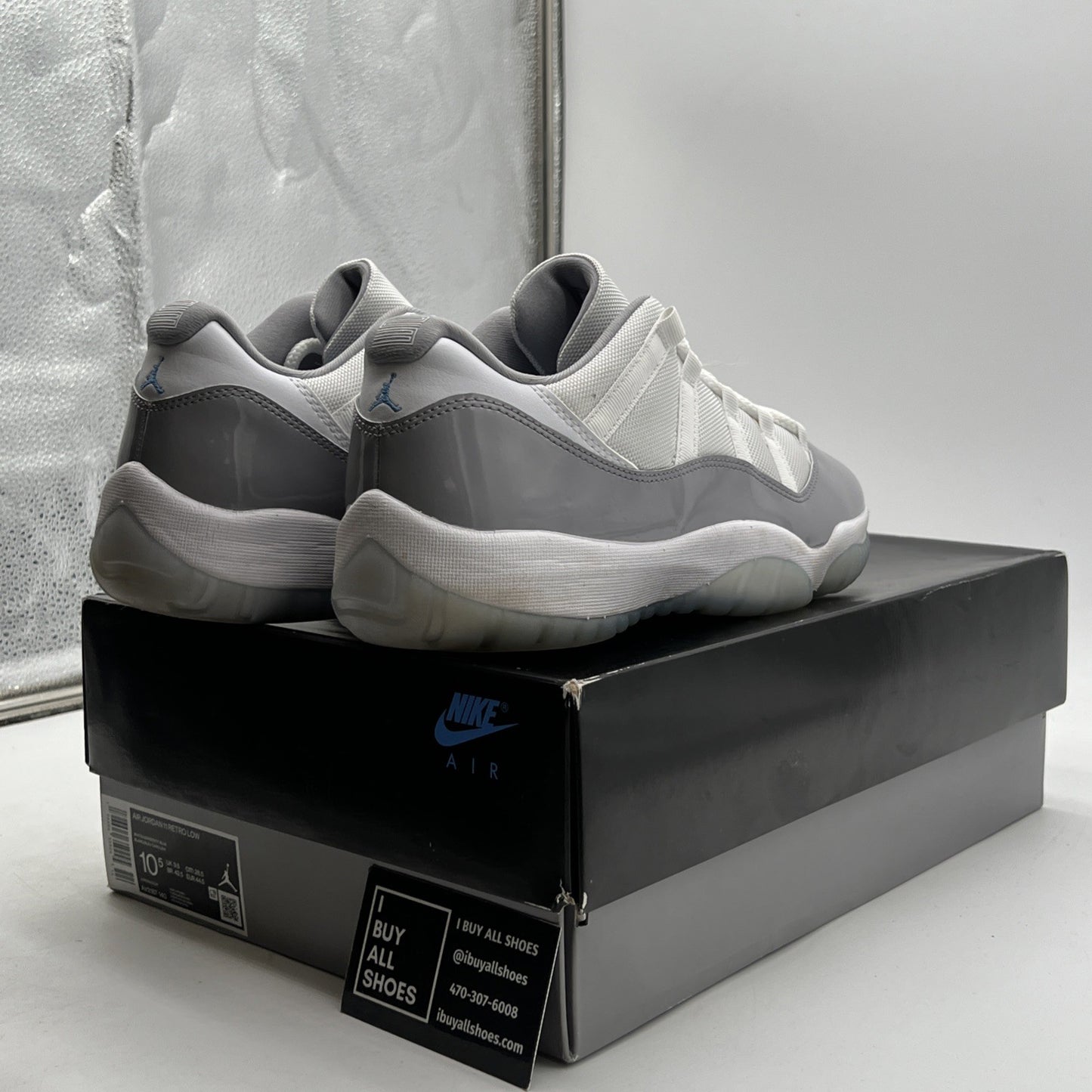 Size 10.5 - Air Jordan 11 Retro Low Cement Grey (AV2187-140)