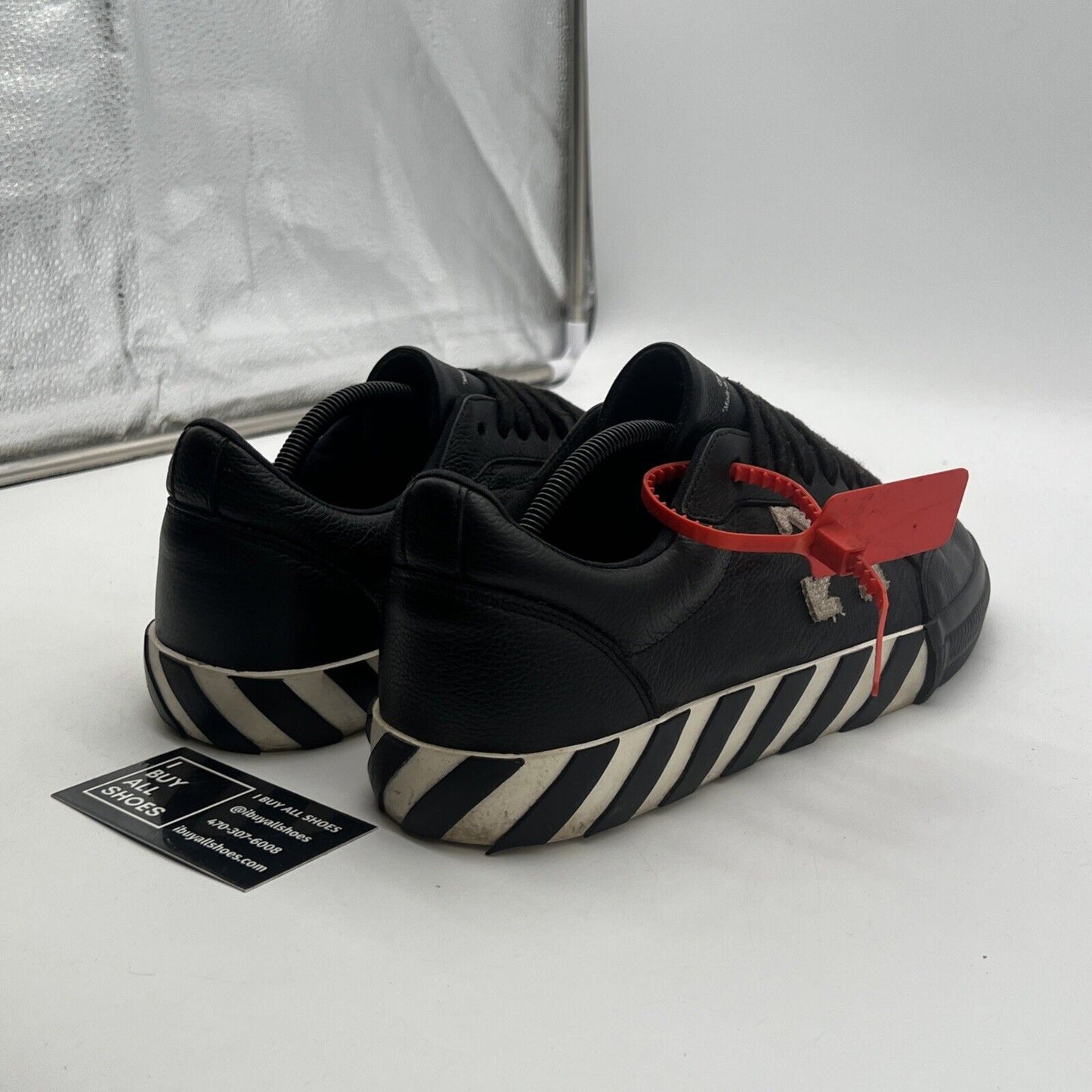 Size 11 - Off-White™ "Do You Cheer" Black Low Sneakers 1029of44
