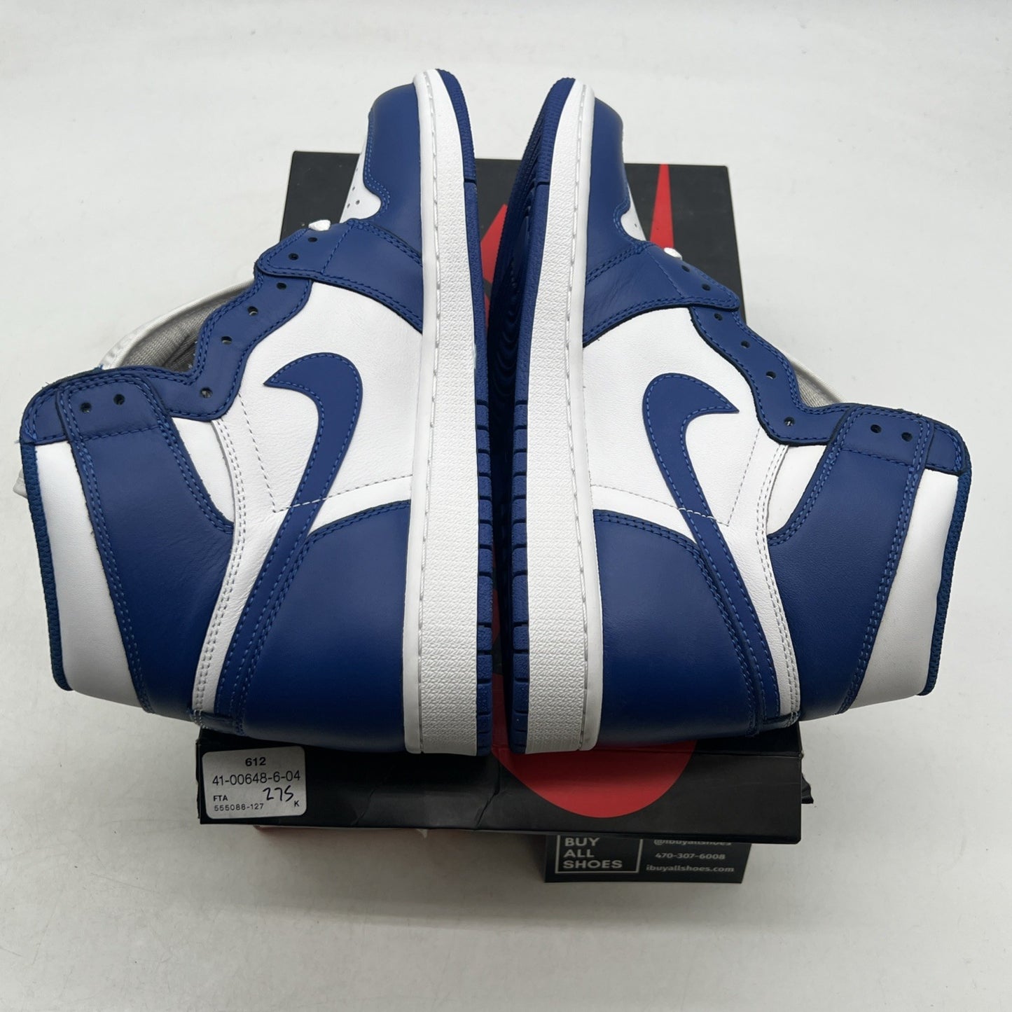 Size 9.5 - Air Jordan 1 Retro High OG Storm Blue 2016 (555088-127)