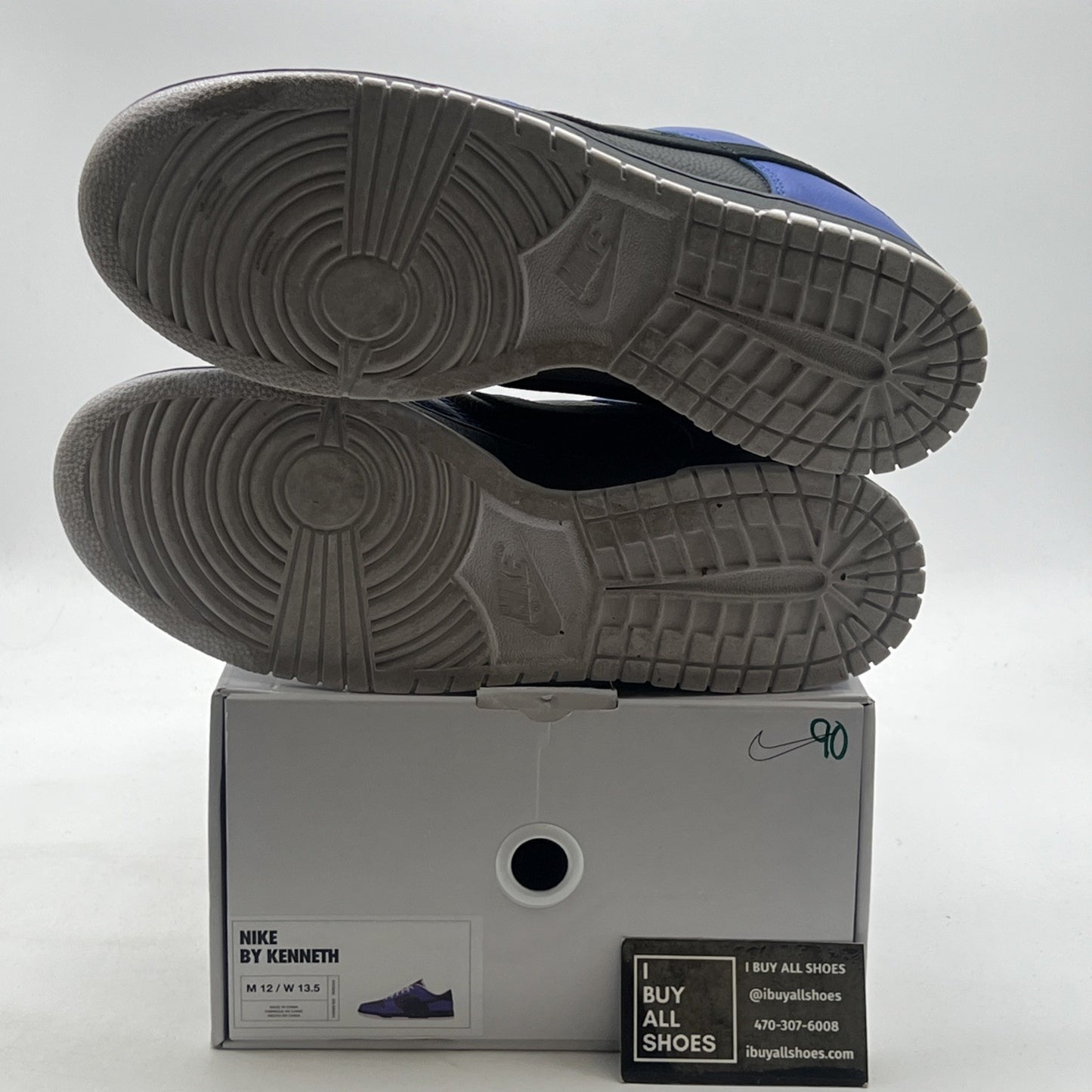 Size 12 - Nike Dunk Low ID By You Black Blue White Men’s (FN0569-900)