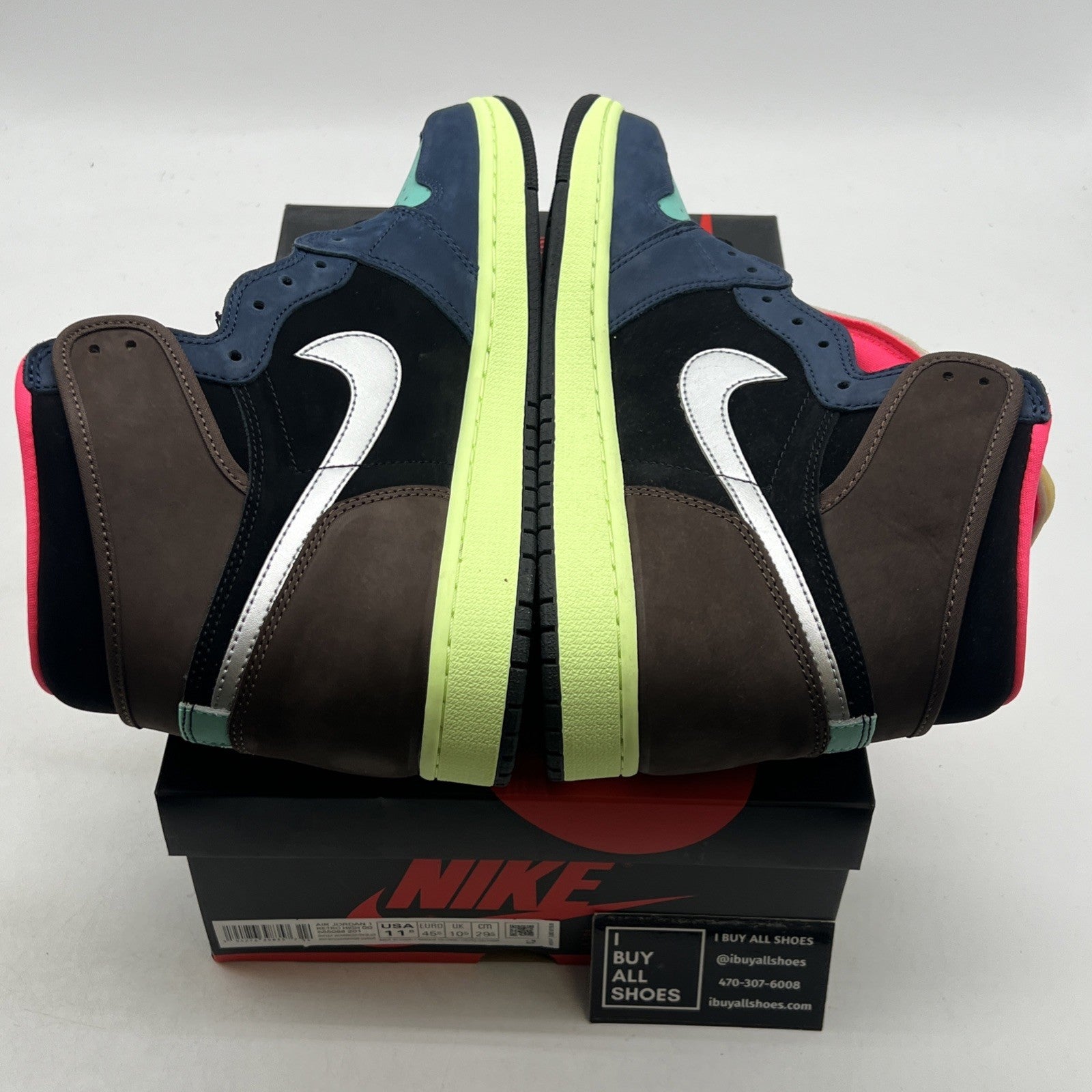 Size 11.5 - Air Jordan 1 Retro High Tokyo Bio Hack (555088-201)