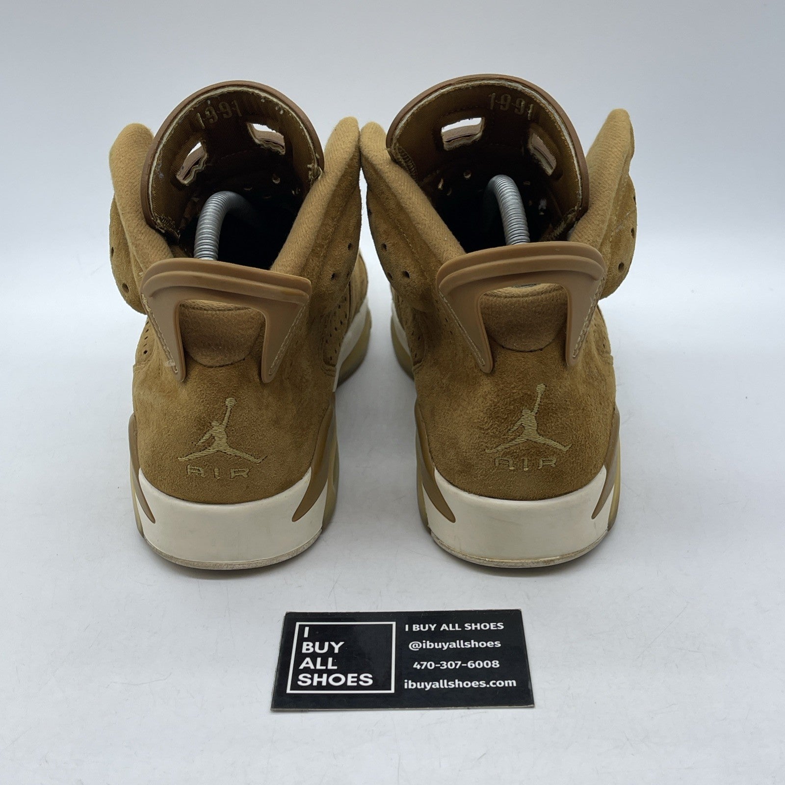 Size 8 - Air Jordan 6 Retro Wheat Brown Suede (384664-705)