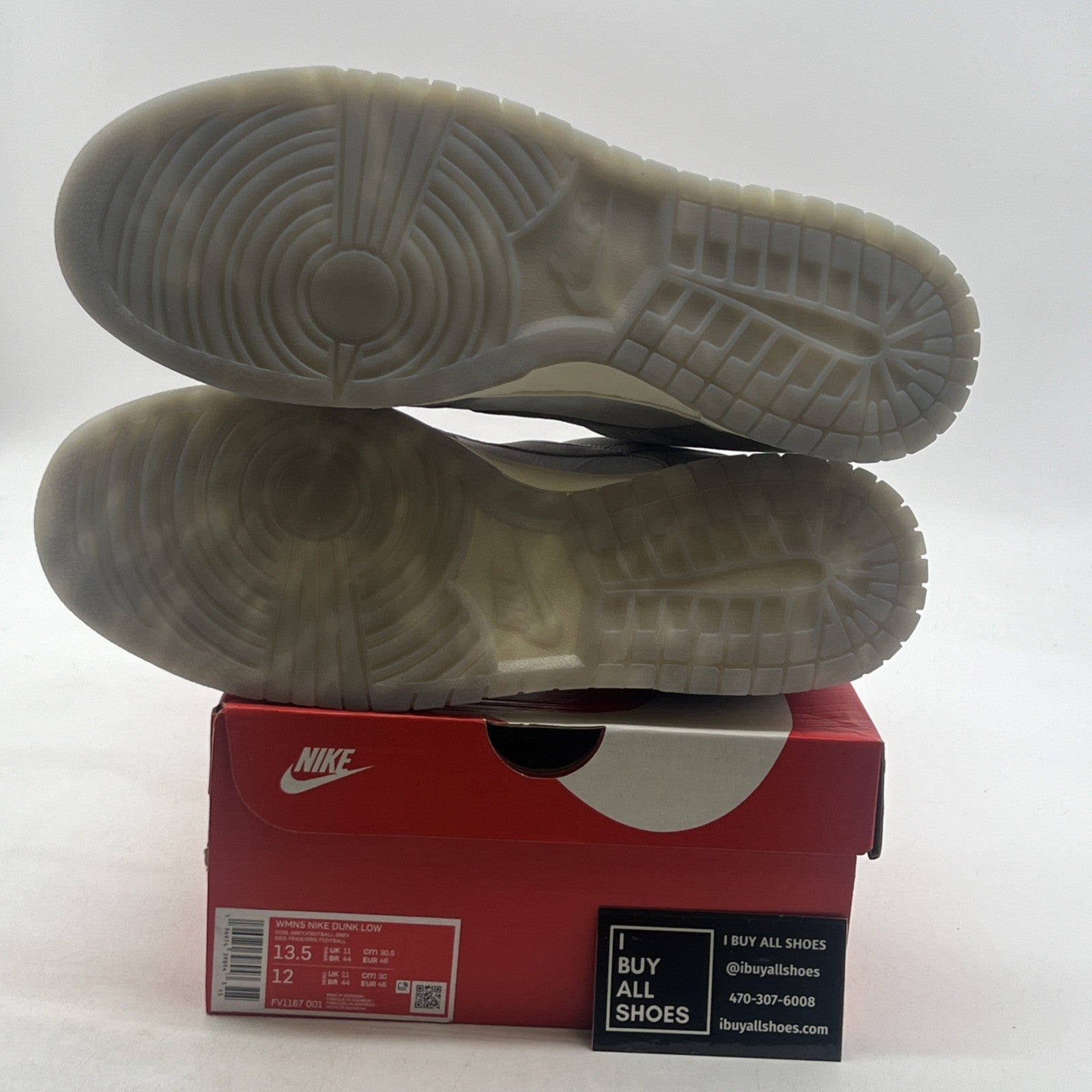 Size 13.5 - Nike Dunk Low Cool Grey W (FV1167-001)