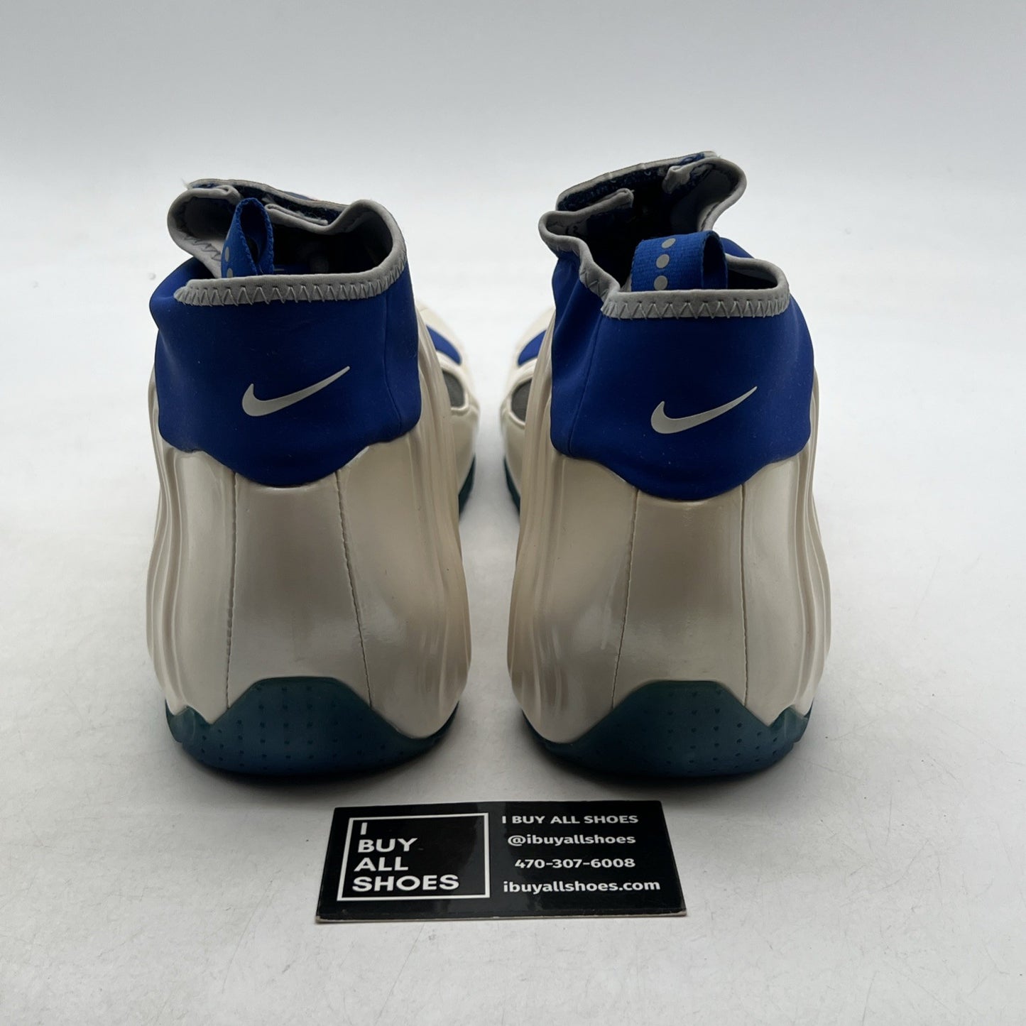 Size 10.5 - Nike Air Flightposite Knicks White Blue New York (642307-100)