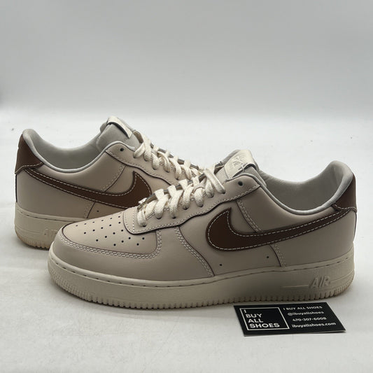 Size 10.5 - Nike Air Force 1 '07 Low Pearl White British Tan (IB8865-221)