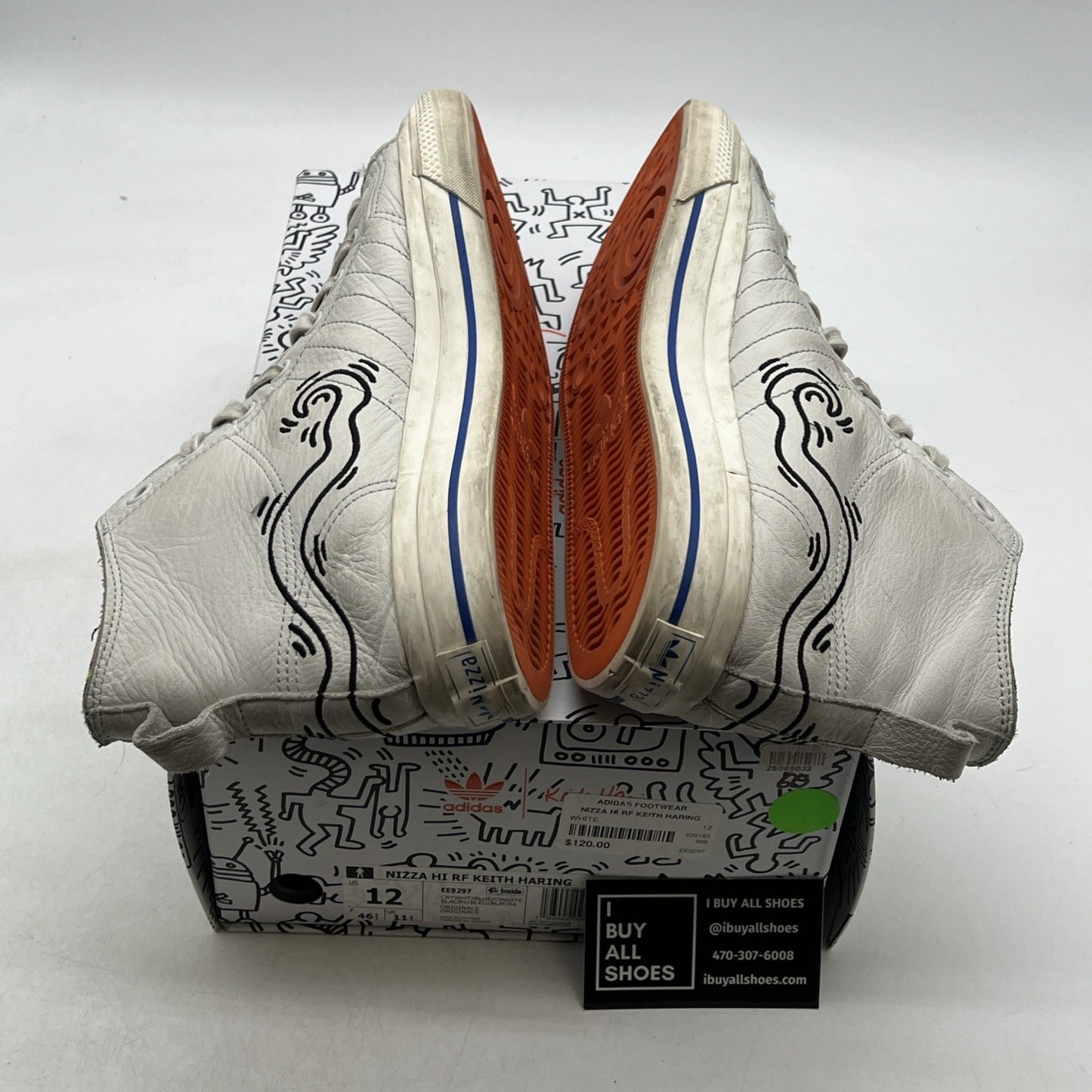 Size 12 - adidas Keith Haring x Nizza RF High Pop Art (EE9297)