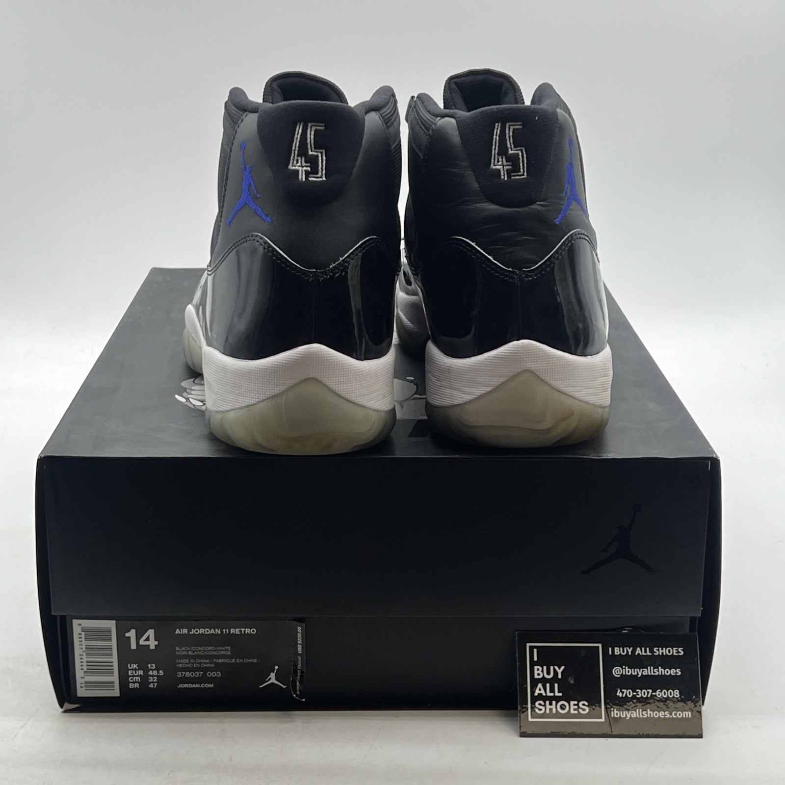 Size 14 - Air Jordan 11 Retro High Space Jam (378037-003)