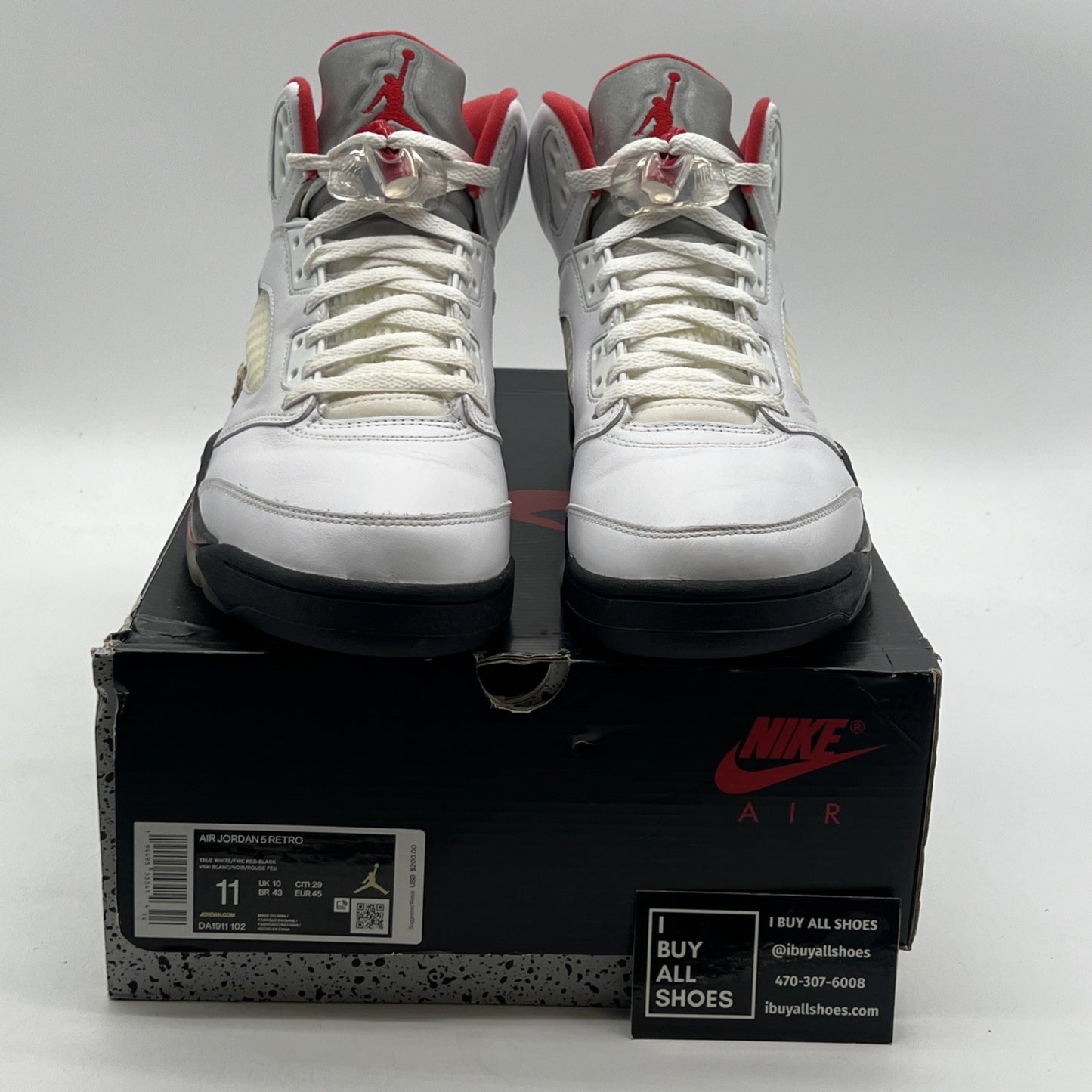 Size 11 - Air Jordan 5 Retro Mid Fire Red  (DA1911-102)