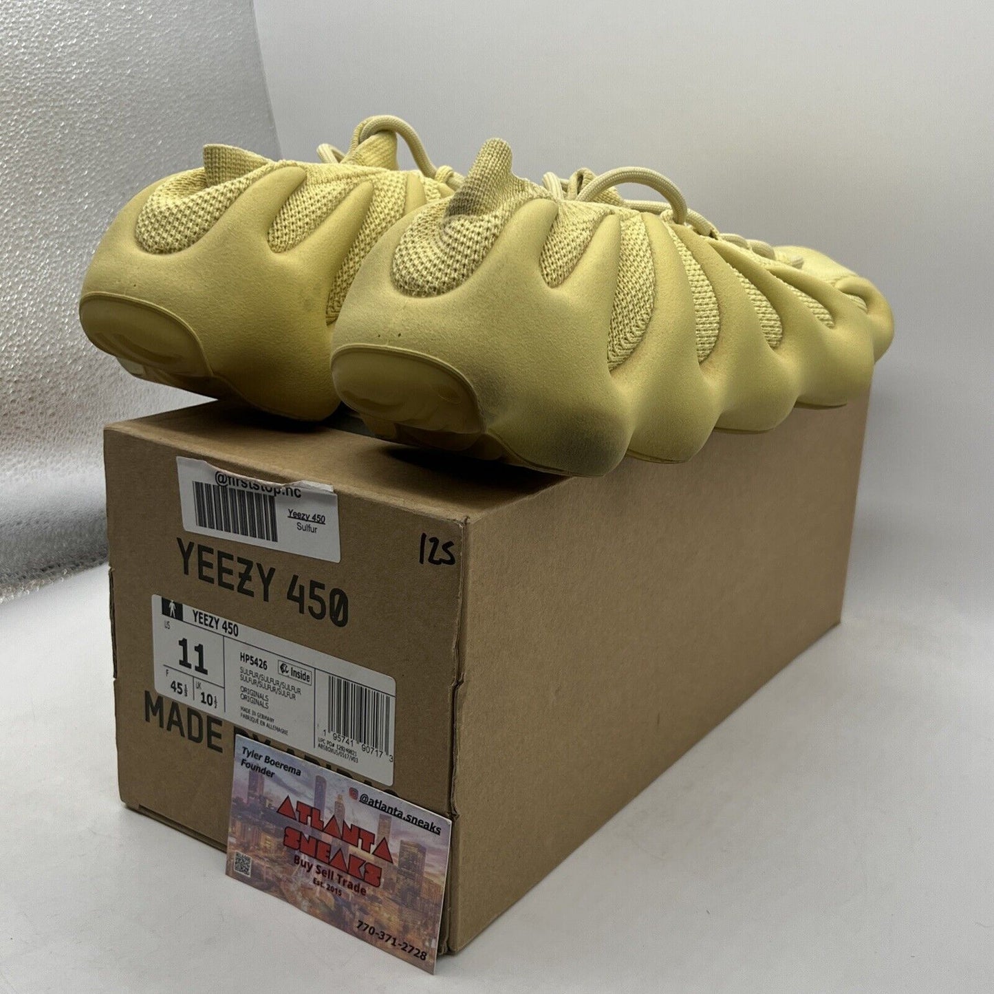 Size 11 - adidas Yeezy 450 Sulfur (HP5426)