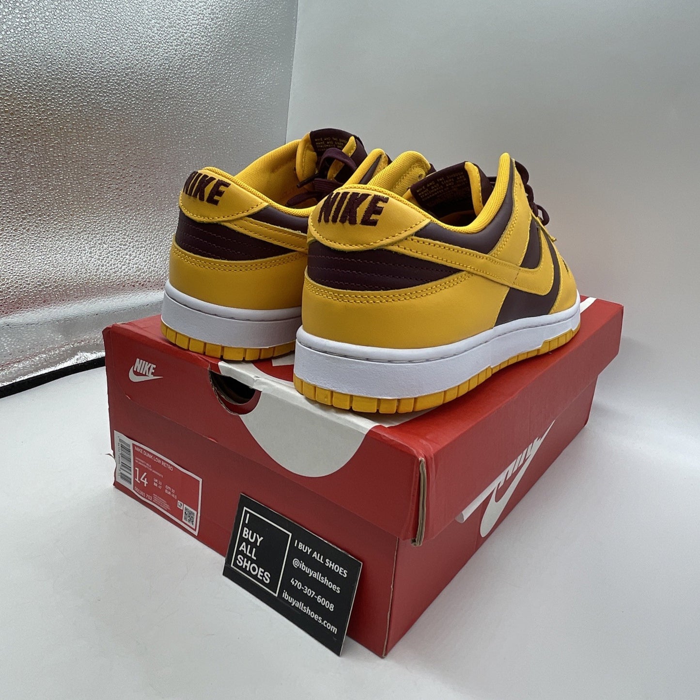 Size 14 - Nike Dunk Low Retro Arizona State Sun Devils 2022 (DD1391-702)