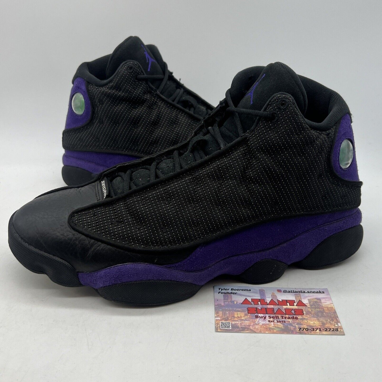 Size 10.5 - Jordan 13 Retro Court Purple Black Leather Suede (DJ5982-015)