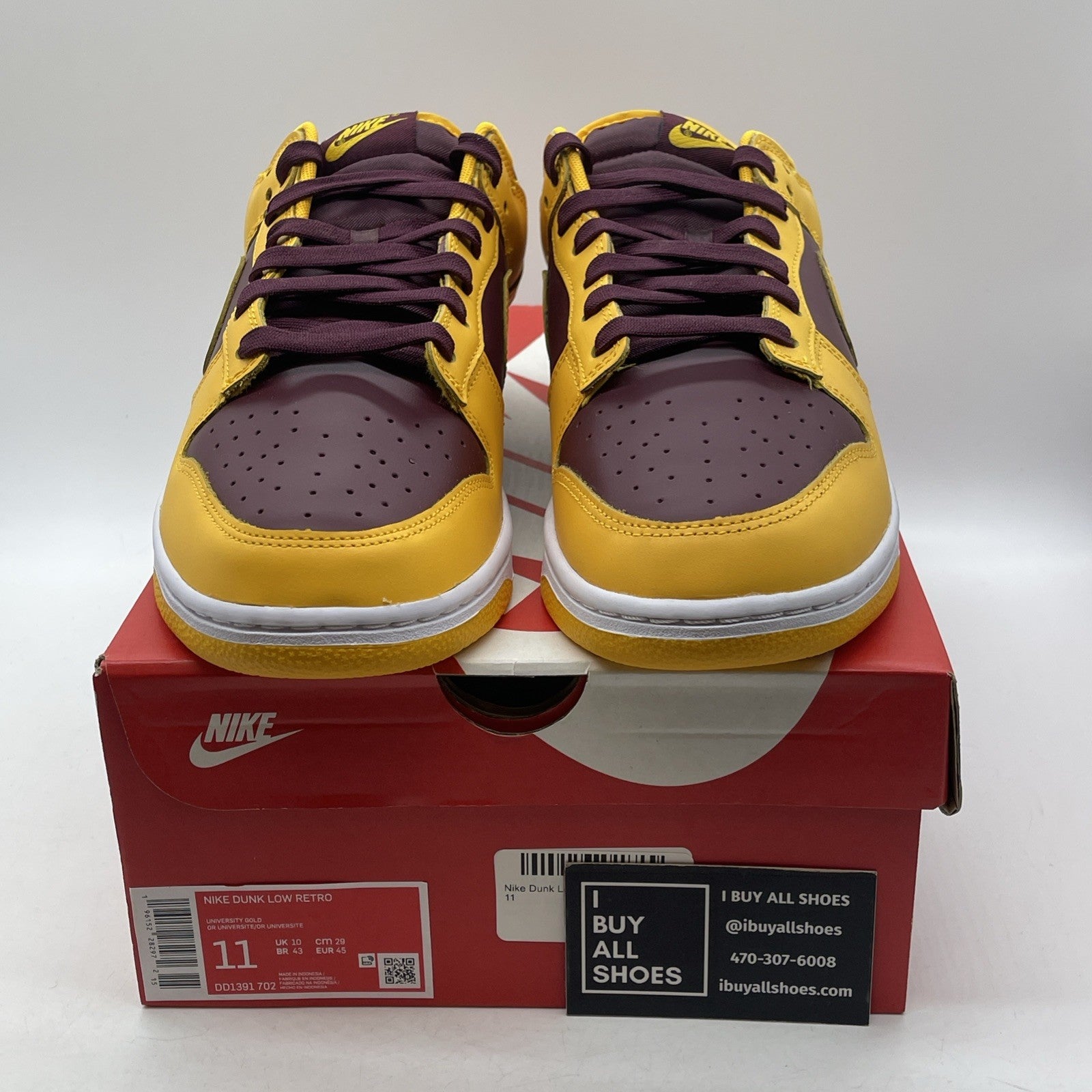 Size 11 - Nike Dunk Low Retro Arizona State Sun Devils 2022 (DD1391-702)