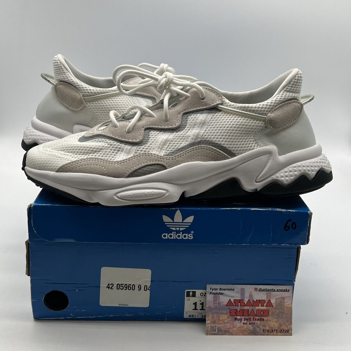 Size 11 - Adidas Ozweego Cloud White (EE6464)